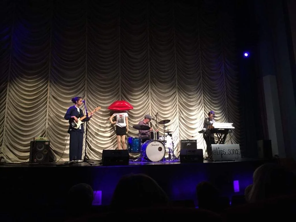 Ruby playing bass with Lips at the show - http://www.lipssongs.com/