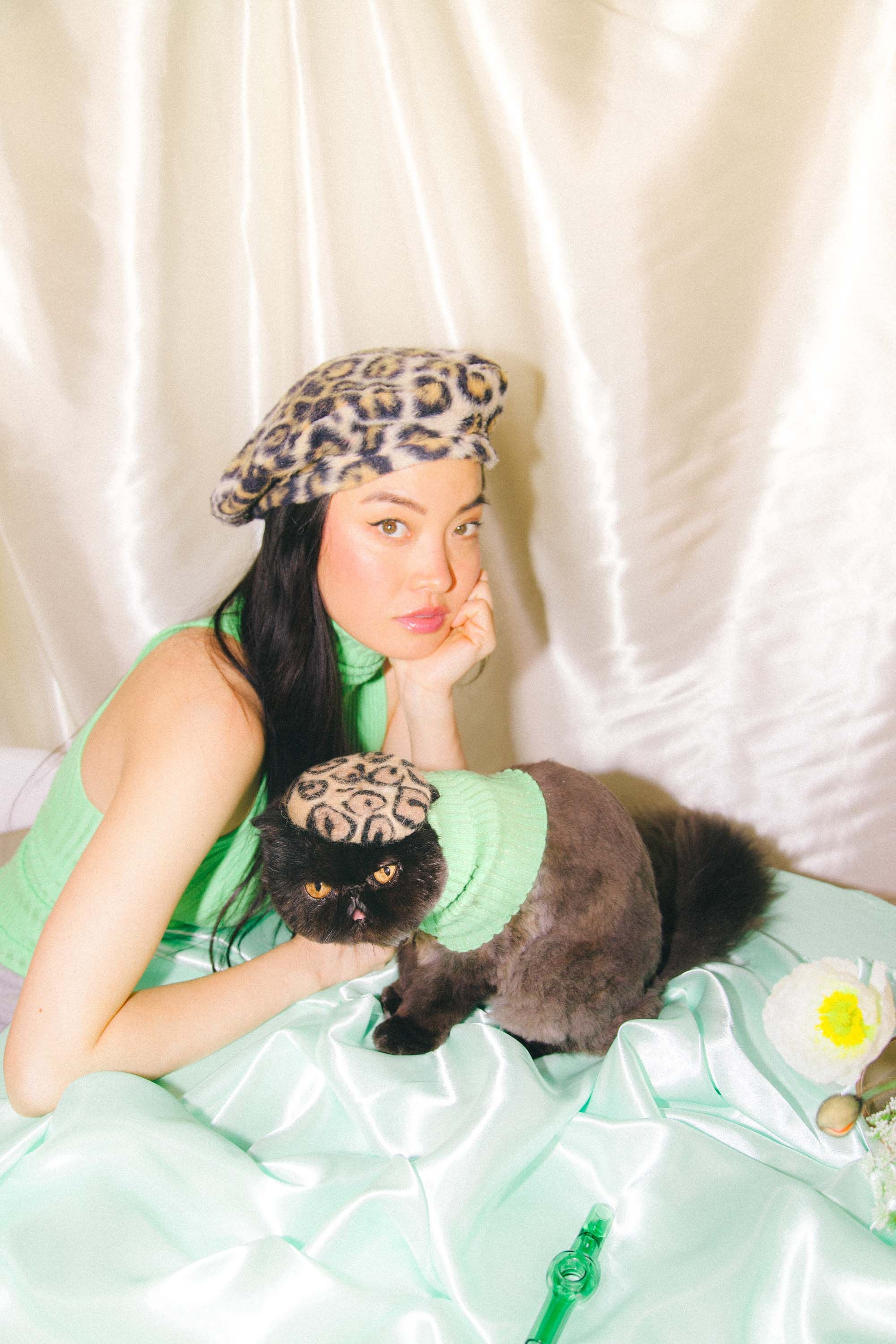 Puno and her cat Maud’Dib
