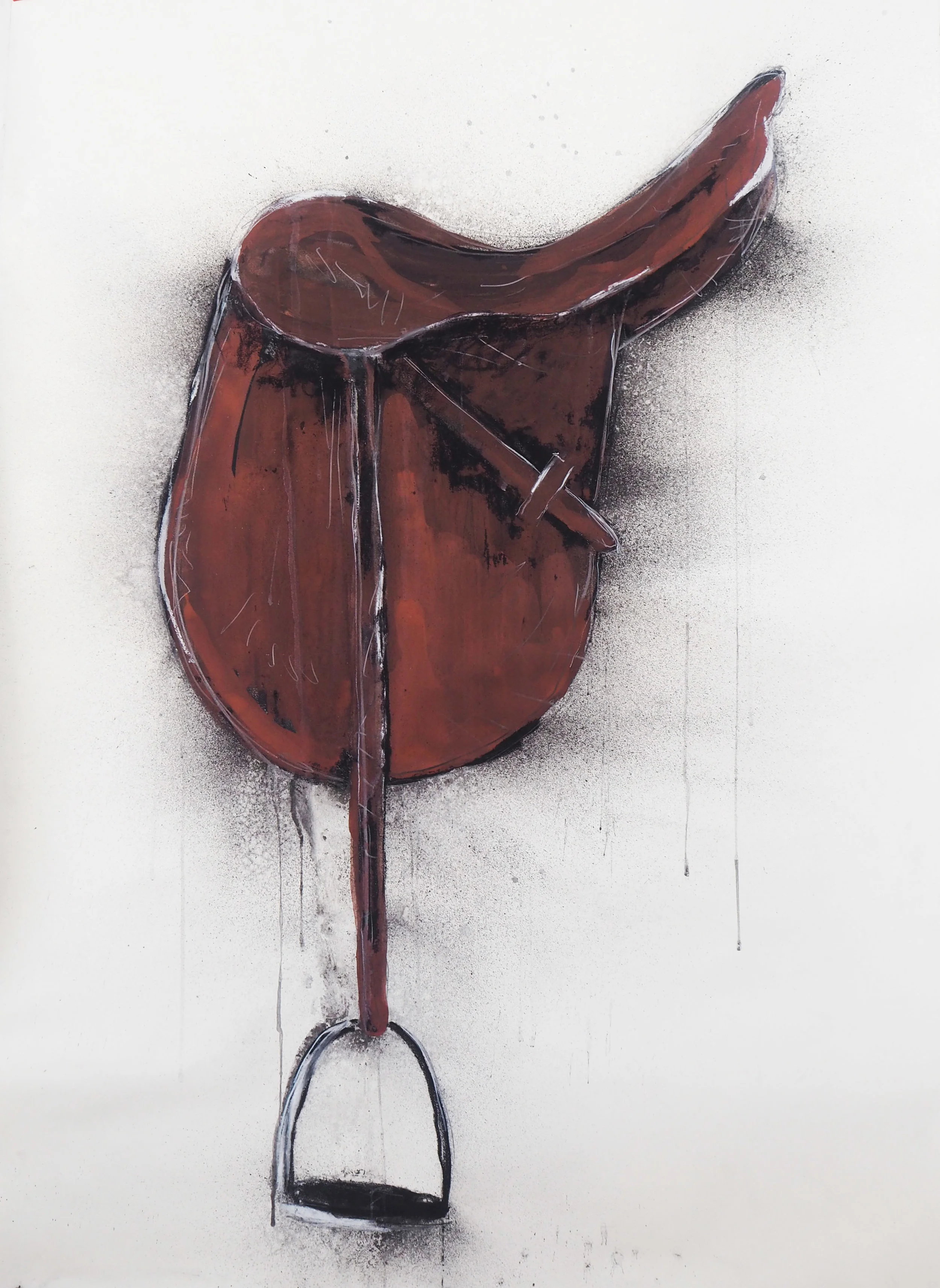 Ode to Emerson Mixed Media on Paper - Framed 1.3m x 1.6m