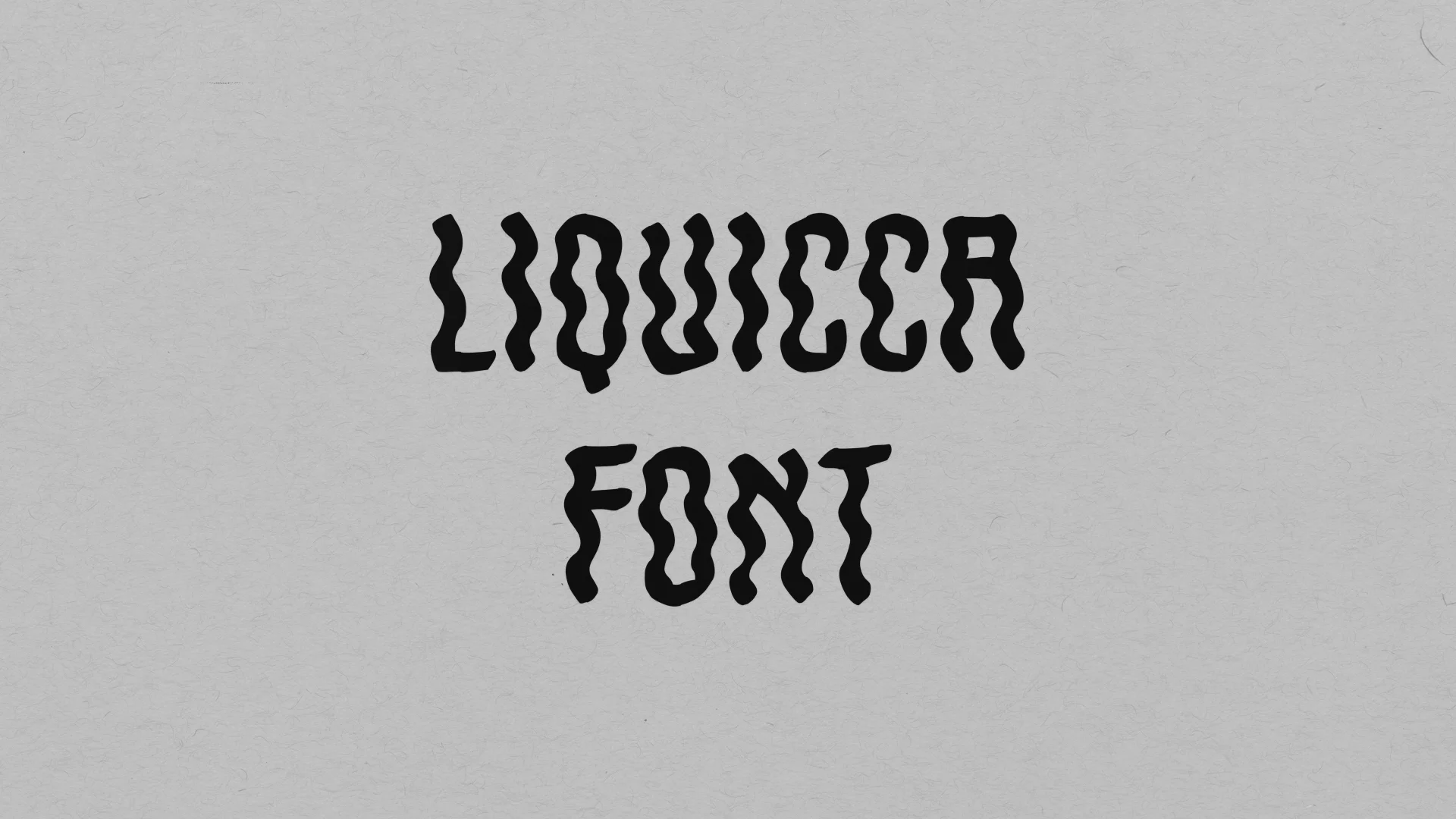 LIQUICCA Font