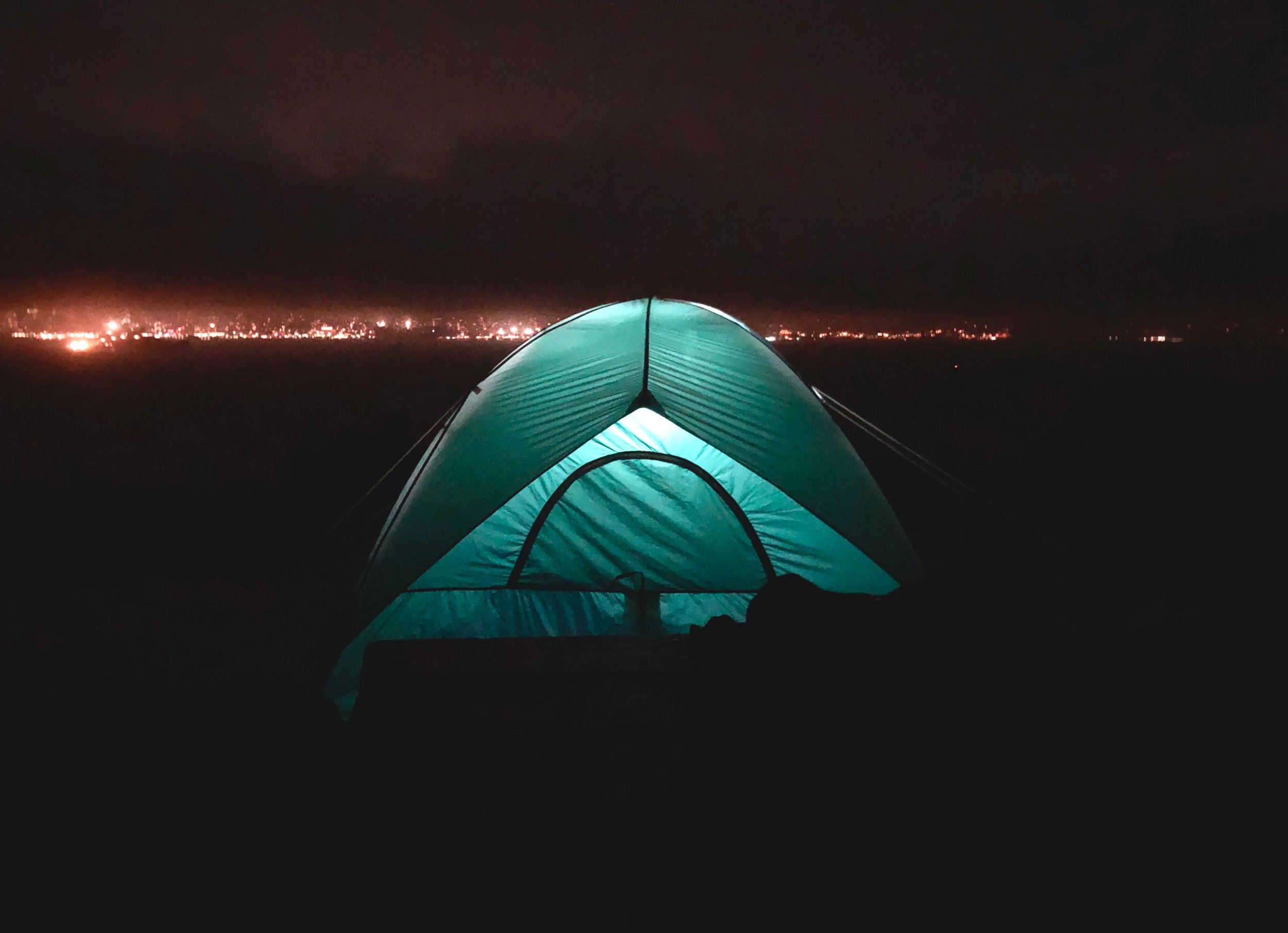 Camping on Angel Island