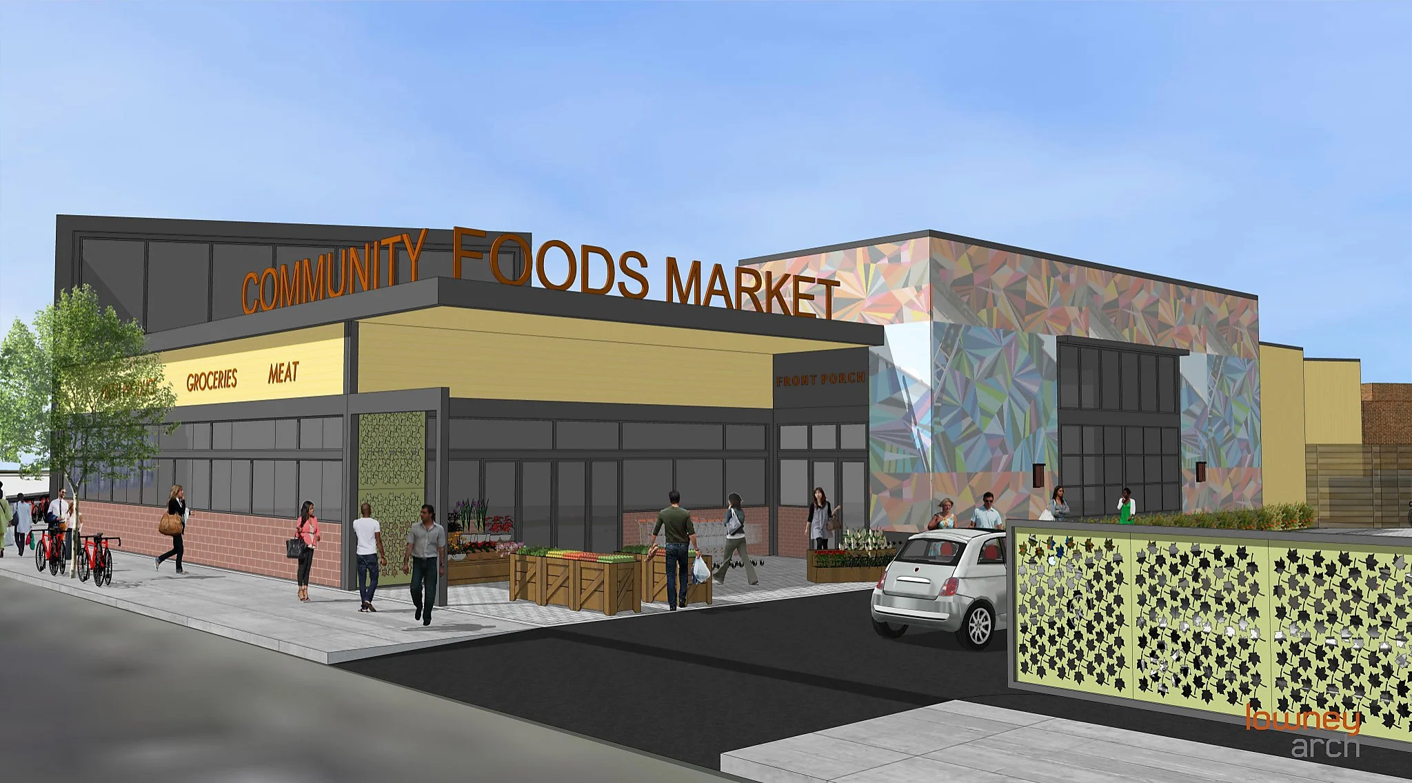 By December 2018, San Pablo Avenue in West Oakland will have its first full service grocery store in more than a decade. Not just a grocery store, Community Foods will provide local jobs , healthy foods, and cafe space to host community gatherings.