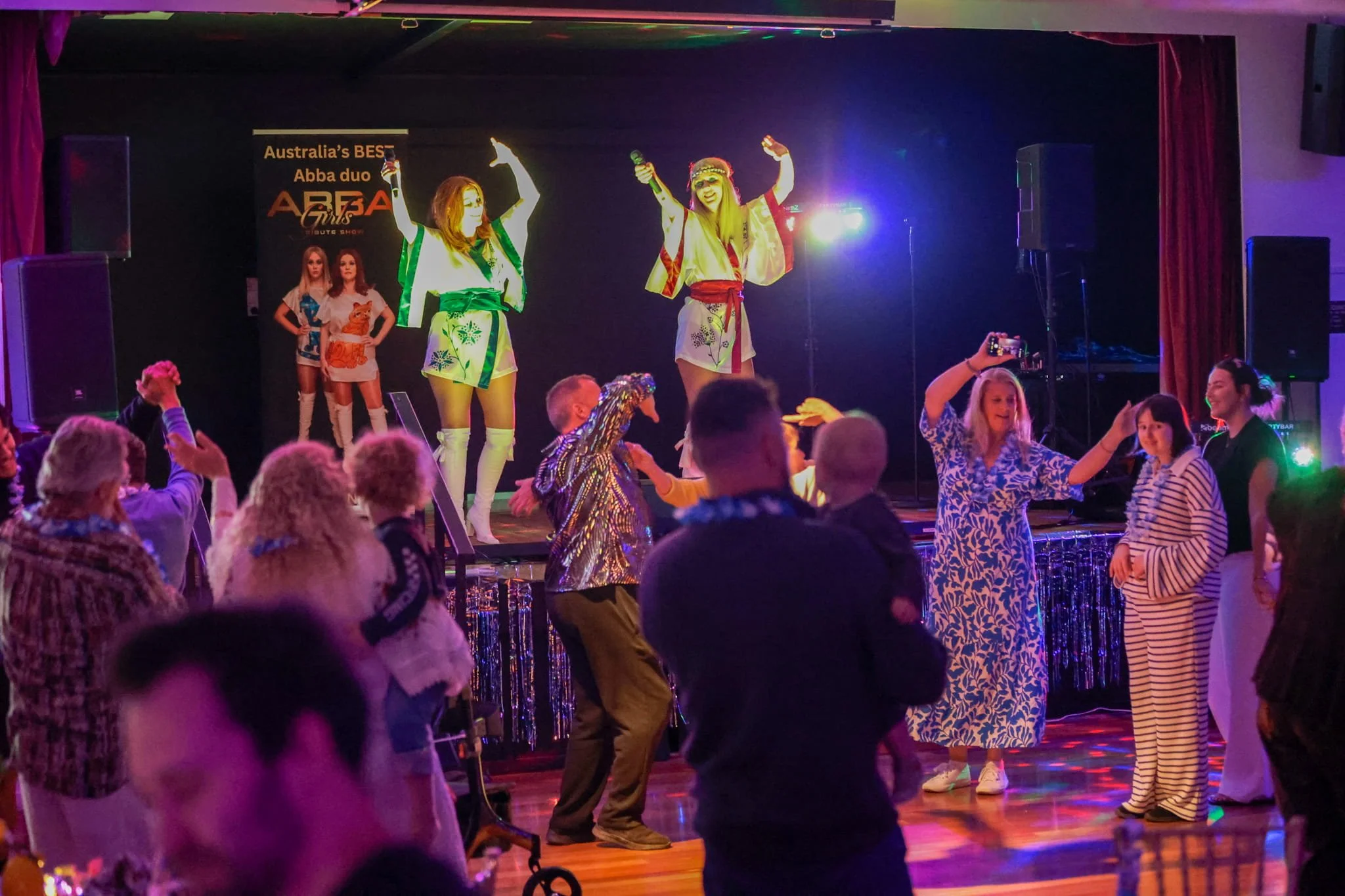 ABBA GIRLS QUEENSLAND ABBA TRIBUTE BAND CORPORATE EVENT ENTERTAINMENT HIRE