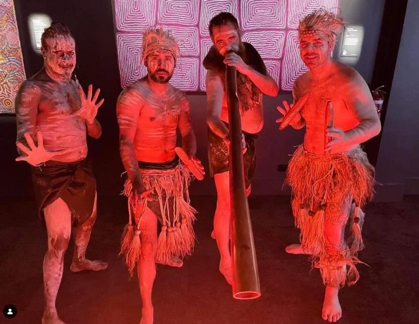 Dance troop with Yidaki performer - Artist Bookings.JPG