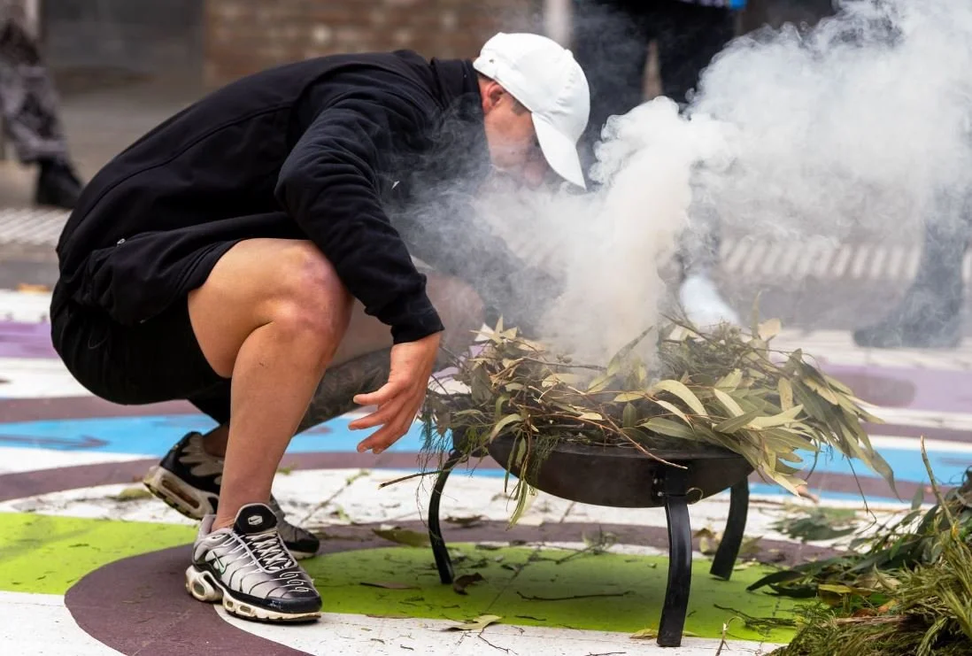 smoking ceremony - Artist Bookings photo by david mullins.JPG