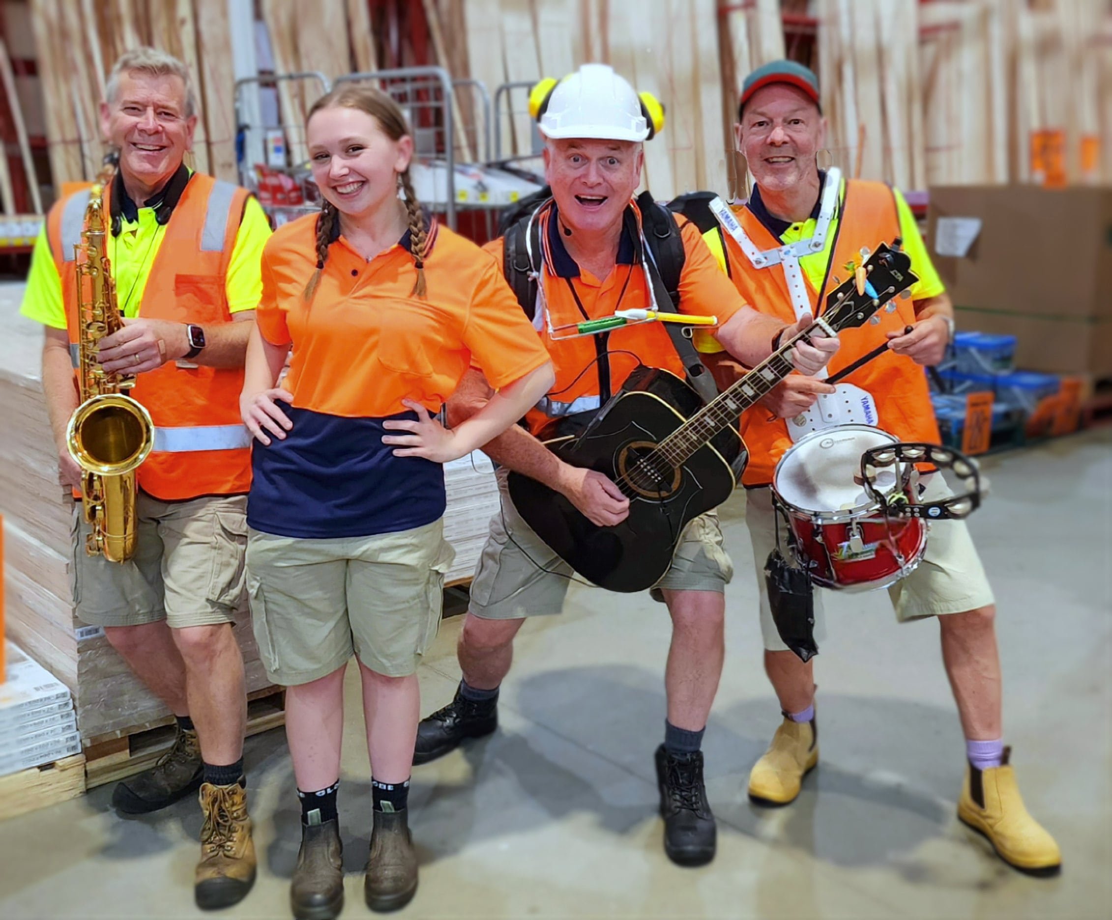 Melbourne funk roving band JACKSON GROOVE ROAMING is perfect for markets