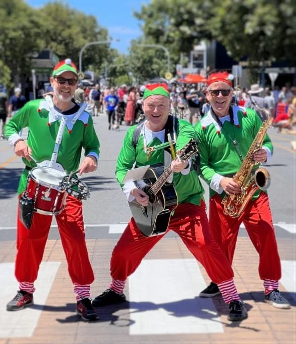 THE SINGING ELVES MELBOURNE CHRISTMAS FESTIVE SINGALONGS MARKET HIRE