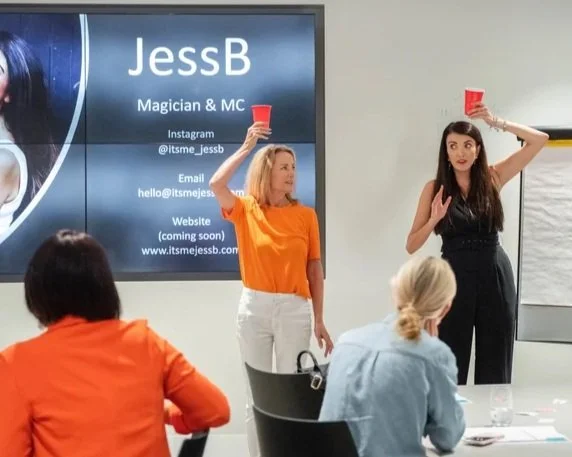 JESSICA SYDNEY MENTALIST MC WORK CORPORATE HIRE