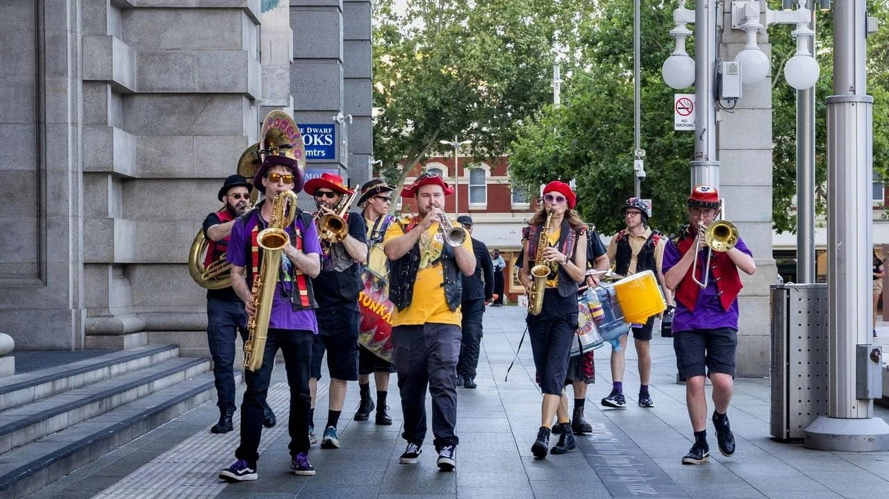 JUNKADELIC PERTH BRASS BAND PRIVATE FUNCTION ENTERTAINER HIRE