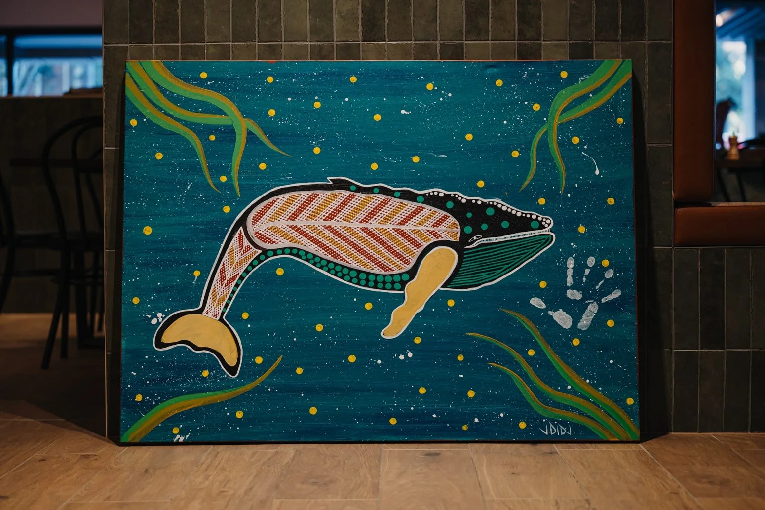 Book First Nation art facilitator Melbourne, Sydney, Brisbane | Office space canvas storytelling