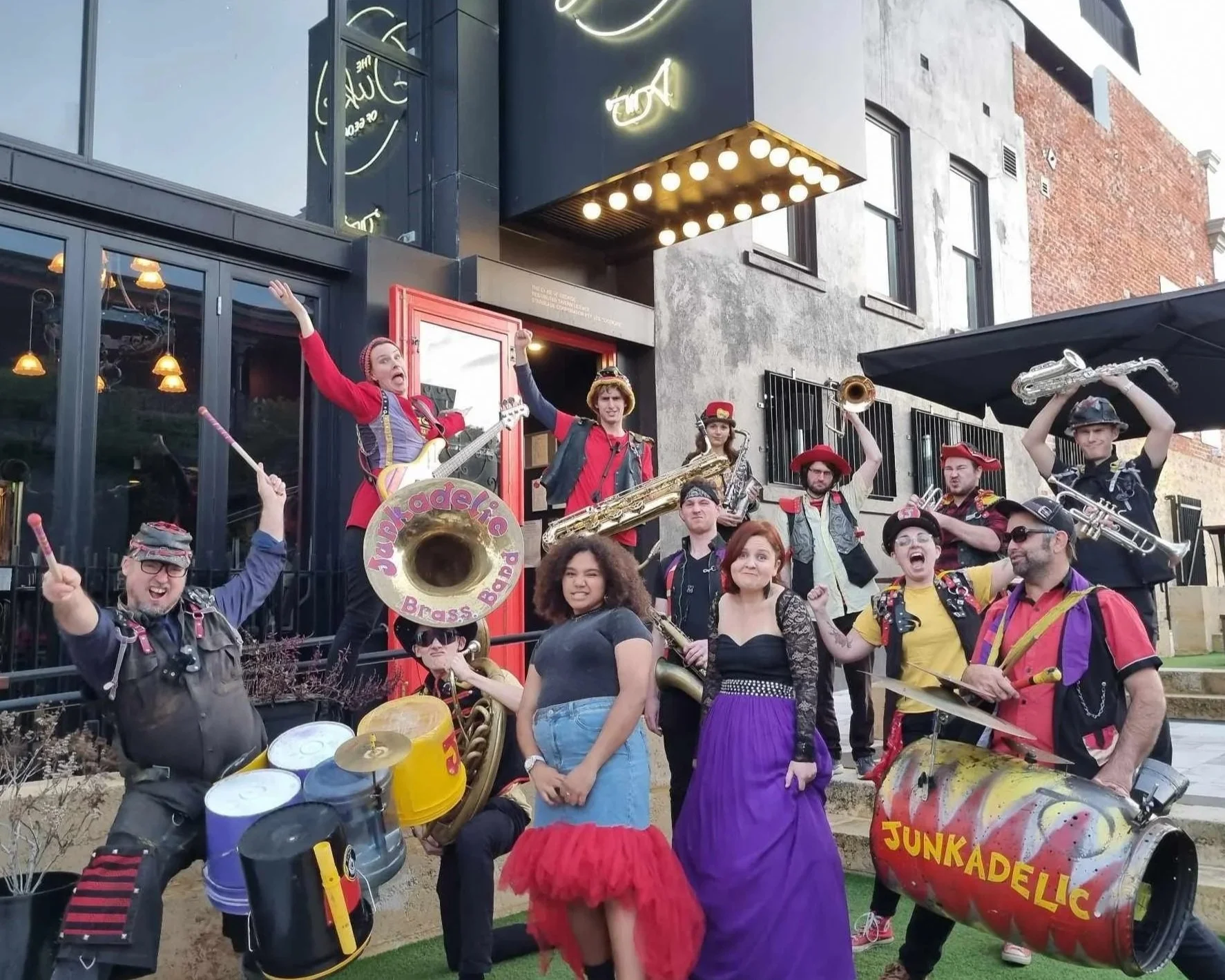 JUNKADELIC PERTH LIVE PERFORMANCE BRASS BAND COMMUNITY EVENT