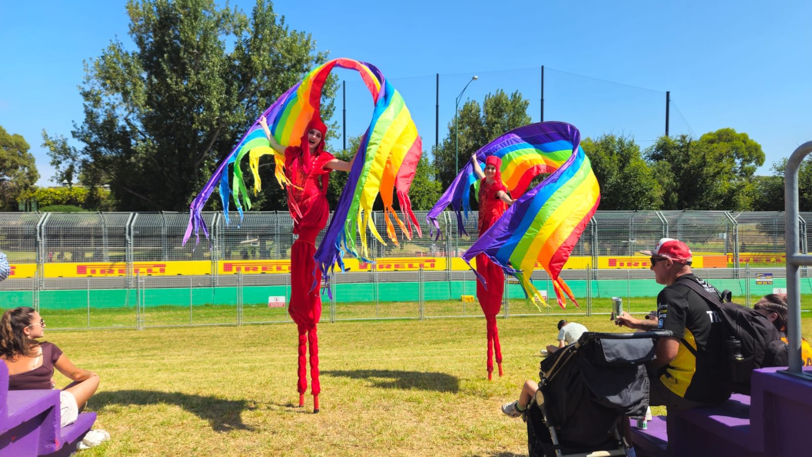 Book cabaret roving performer Melbourne | CAITLIN is vibrant for street activations