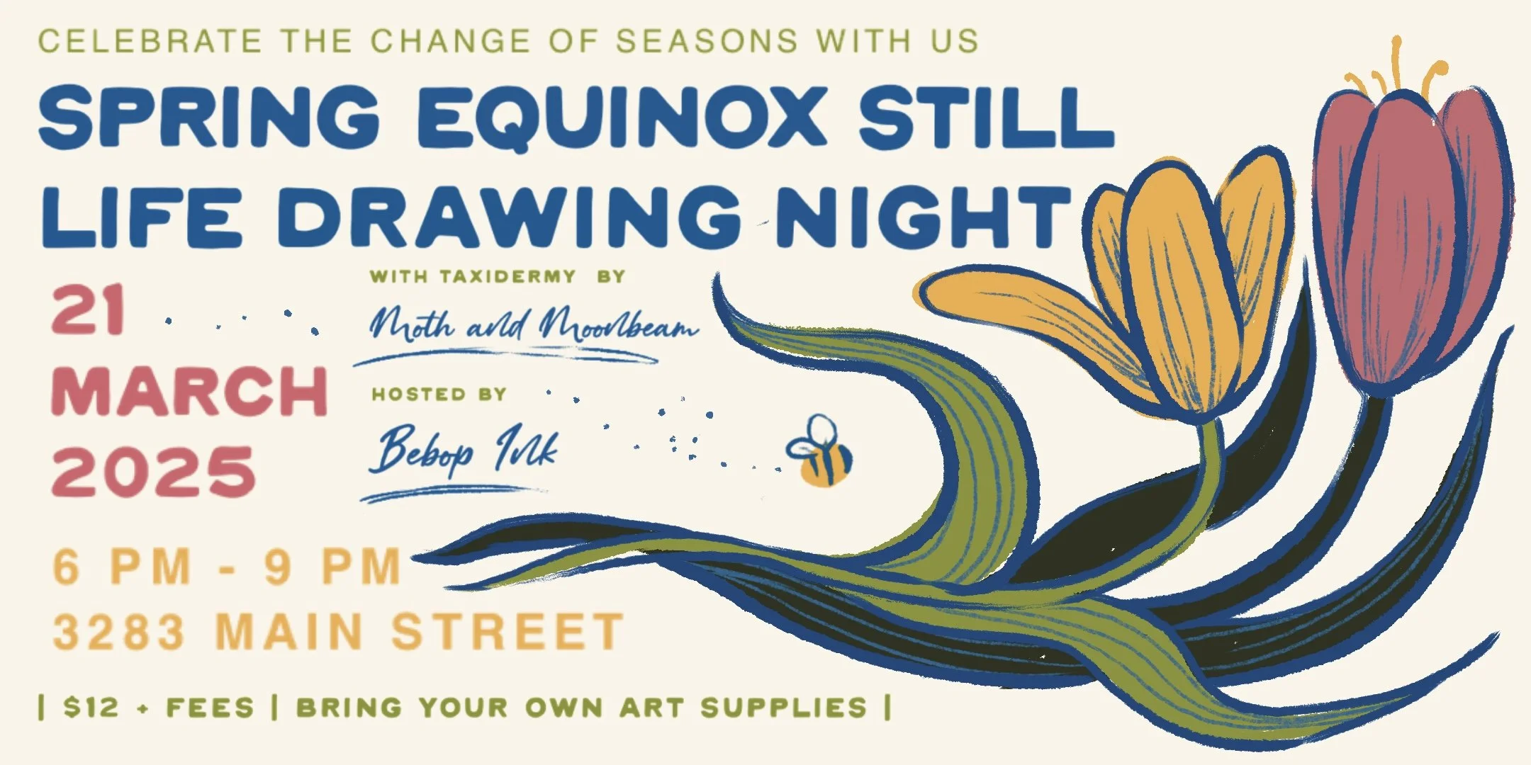 Tattoo Still Life Drawing Night Vancouver Mount Pleasant