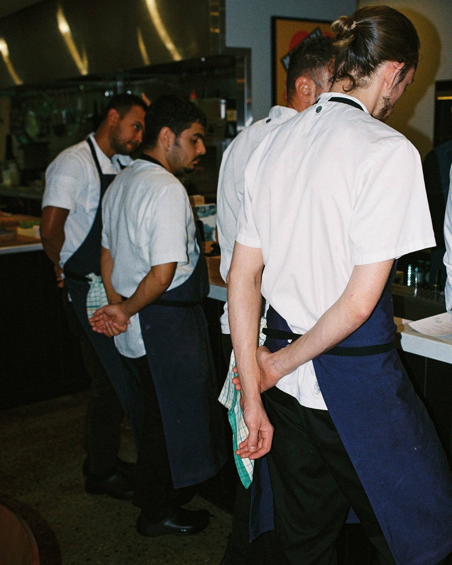 There&rsquo;s a lot that goes on behind the scenes before we open our doors. Pre-service brief is one of the most important. Some pictures here of a recent brief led by Head Chef Stefano Rosi and captured on film by @lucy_lumen