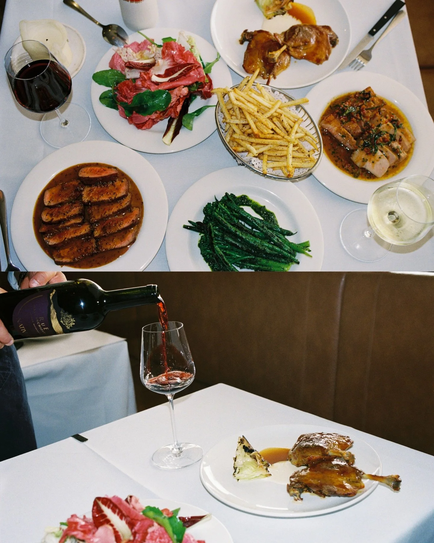 With a menu like this, there&rsquo;s no wrong way to order. Our front-of-house team are here to guide you &mdash; shaping the table around your appetite, your preferences, and what we know works beautifully together.

Bookings recommended, walk-ins w