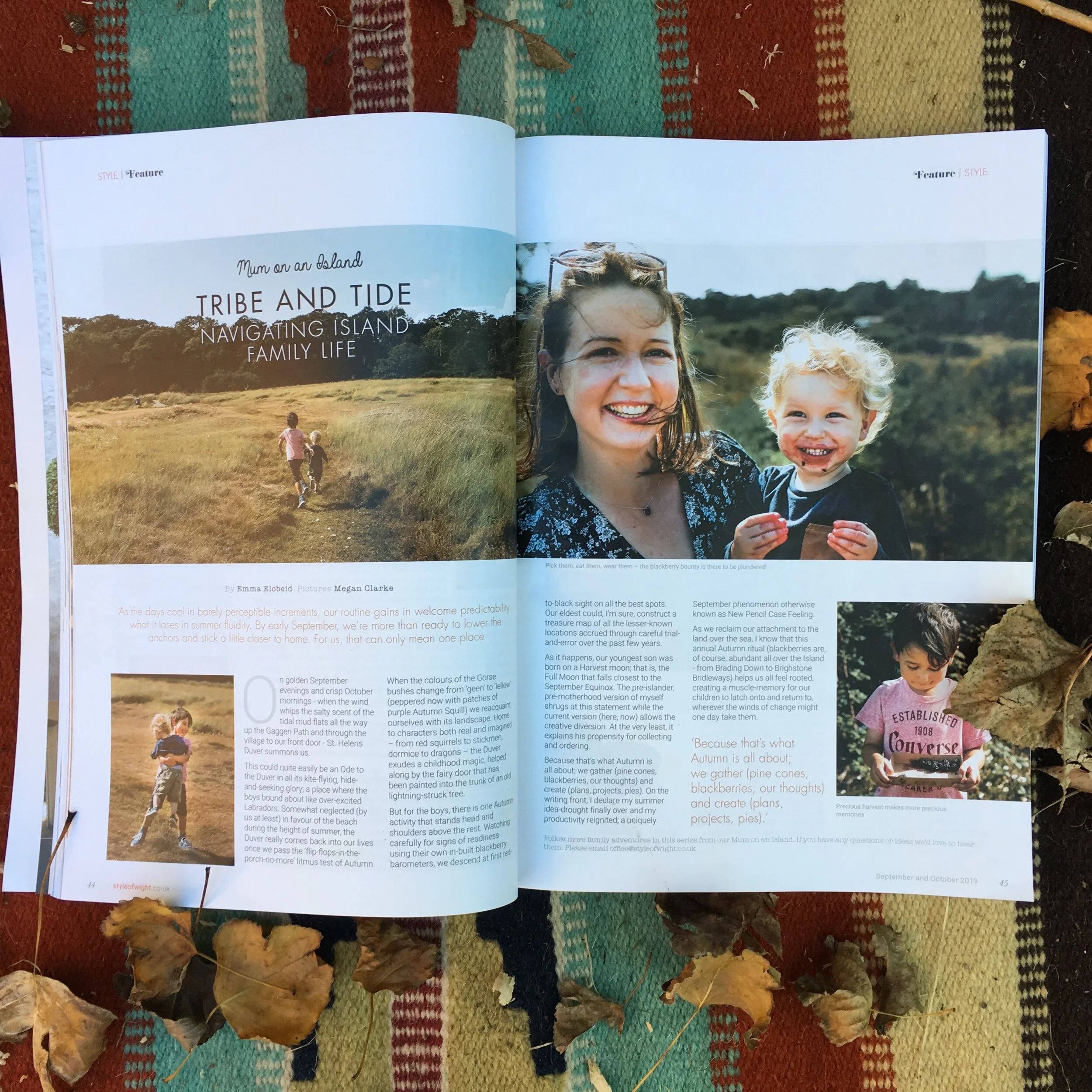 column: tribe & tide // Style of Wight Magazine e // September / October 2019