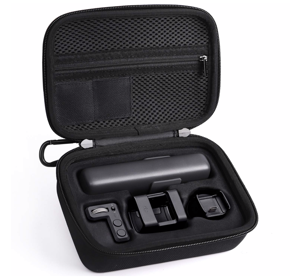 for DJI Osmo Pocket Stabilizer Accessory Kit Soft Skin Protective Case Cover Holder Comfortable Rubber Black & Wrist Strap 25cm