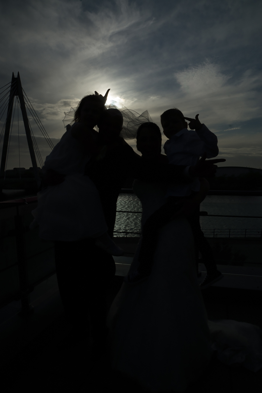 Camera Flash Silhouette