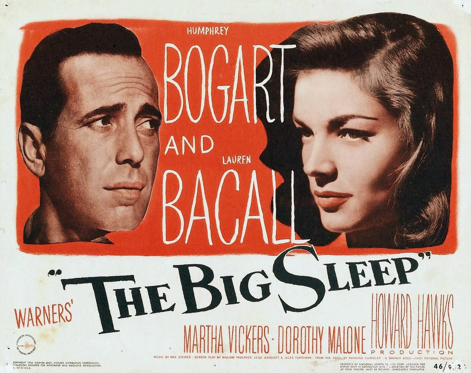 SCREENING: The Big Sleep (Howard Hawks, 1946)