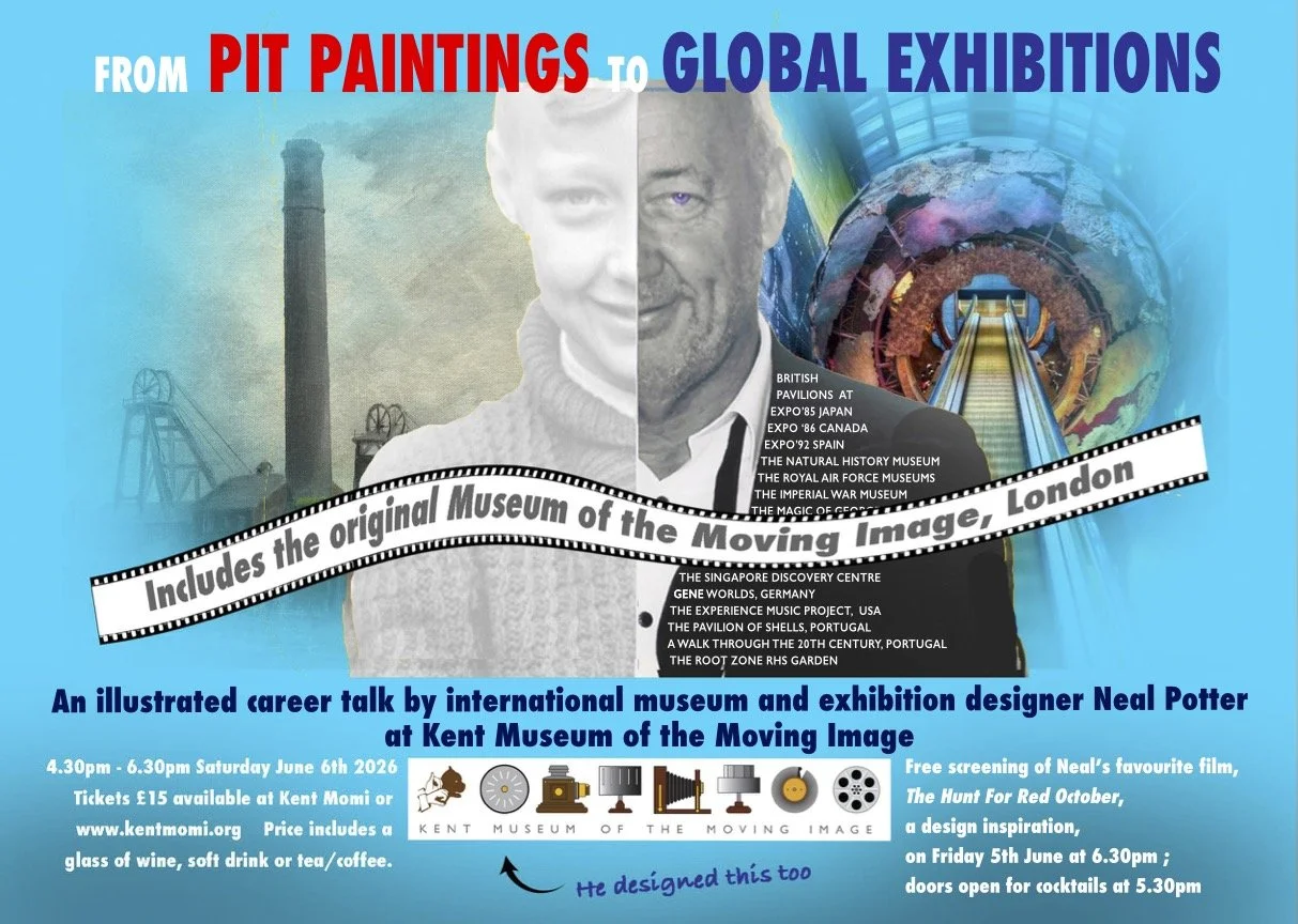 "From Pit Painting to Global Exhibition" - talk + Q&A with MOMI designer Neal Potter