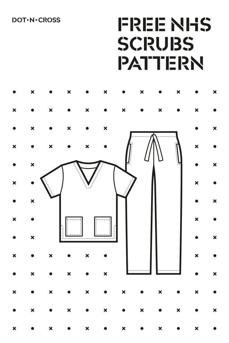 FREE SCRUBS SEWING PATTERN — Dot n Cross | Sewing and Pattern Cutting ...