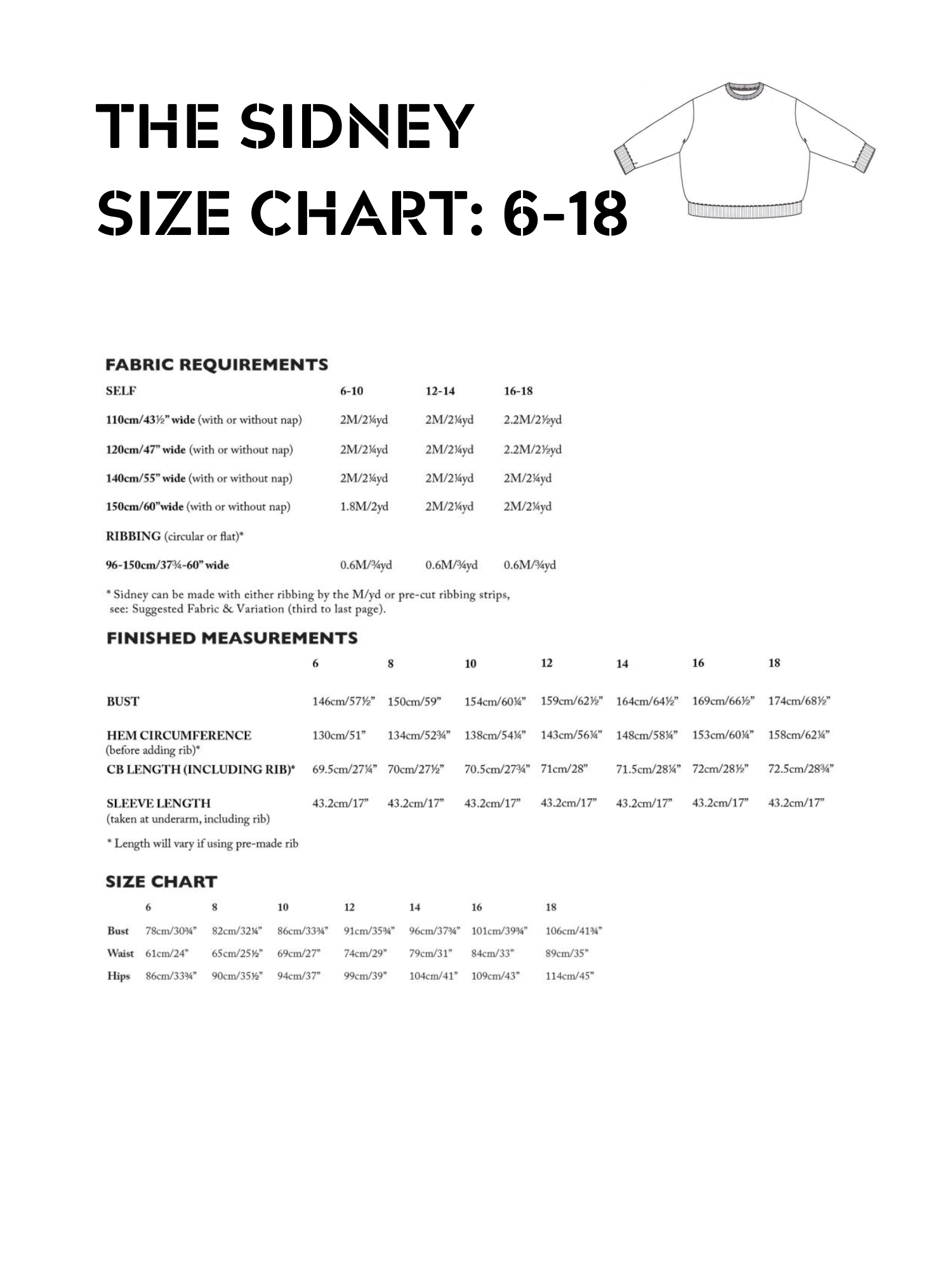 THE SIDNEY SIZE CHART 6-18.png