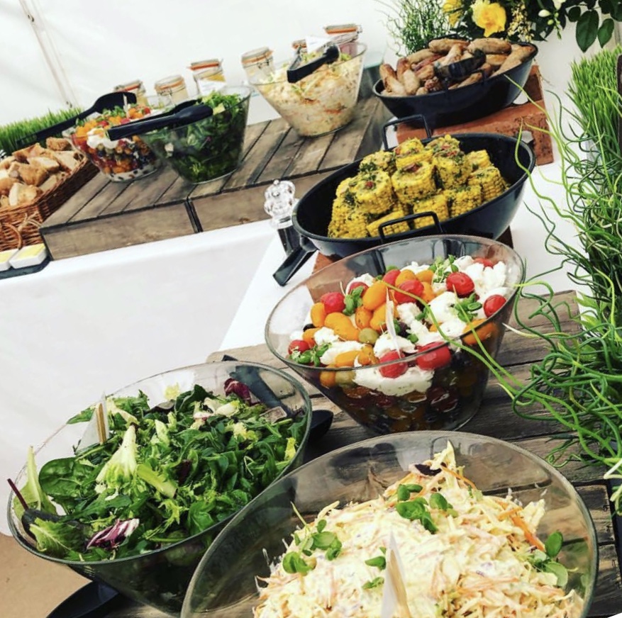 Summer Lymington event catering buffet