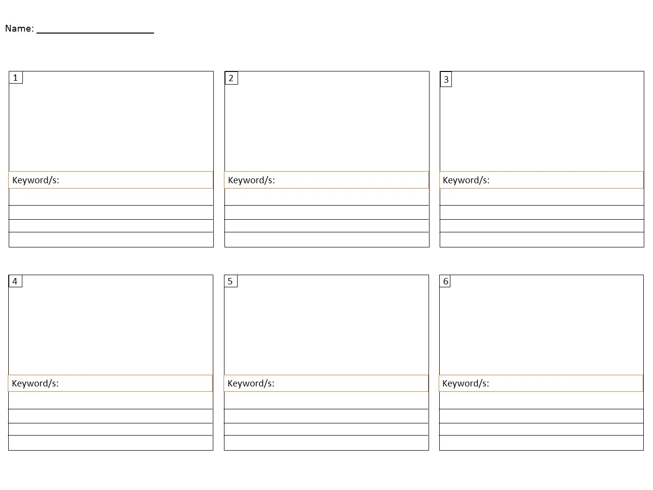 Haiku Deck keyword storyboard