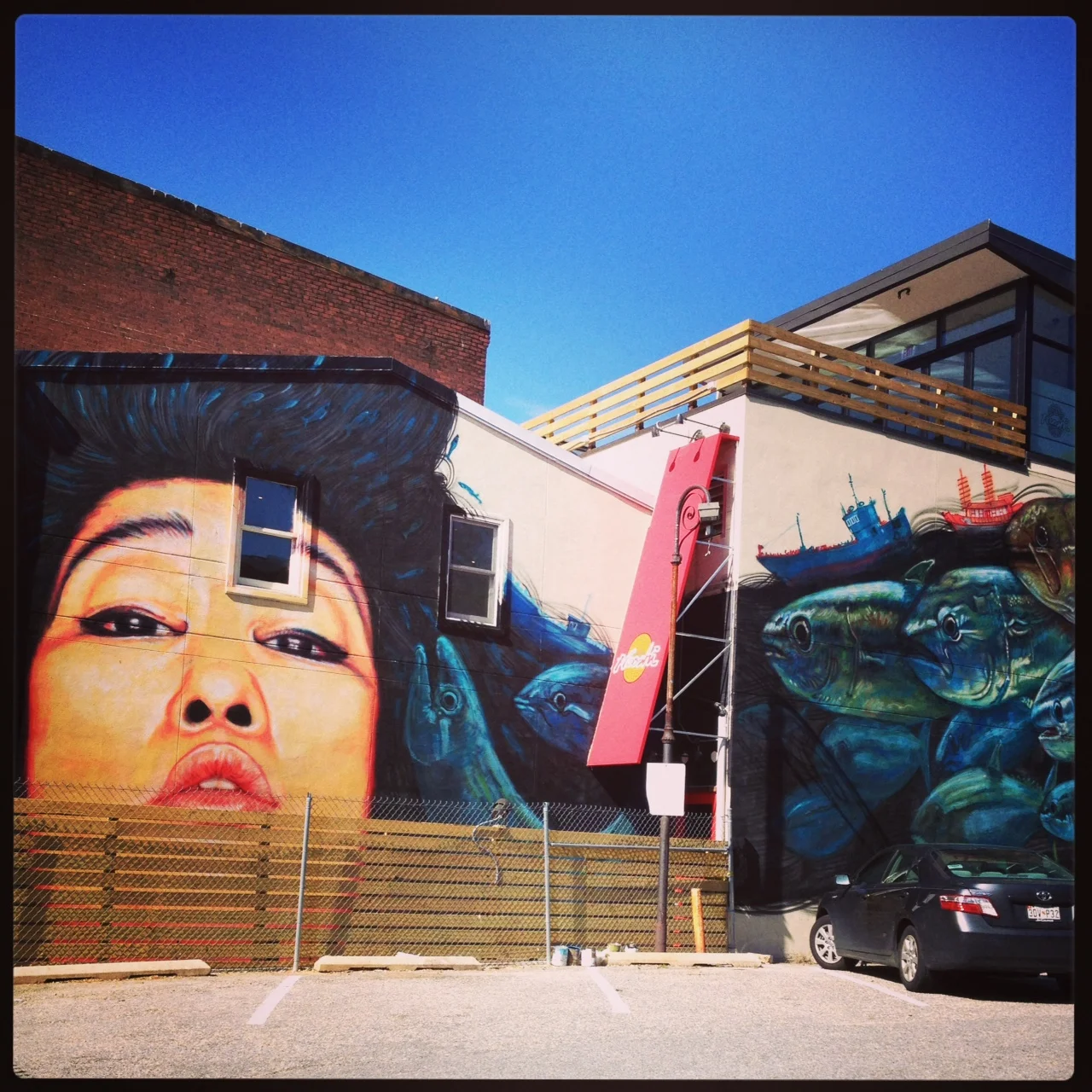 Gaia's New Mural on Barracks Row