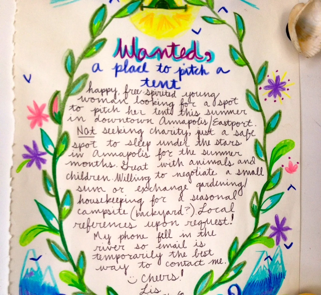 A Place to Pitch a Tent