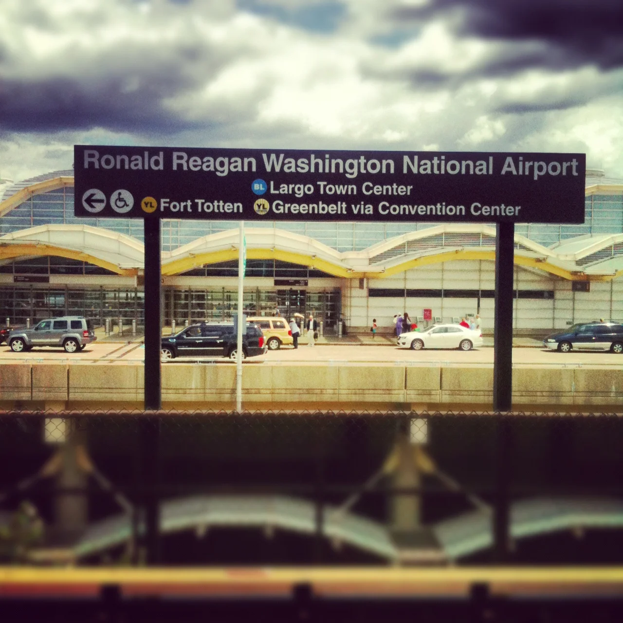 View From A Metro Platform, Heading Home