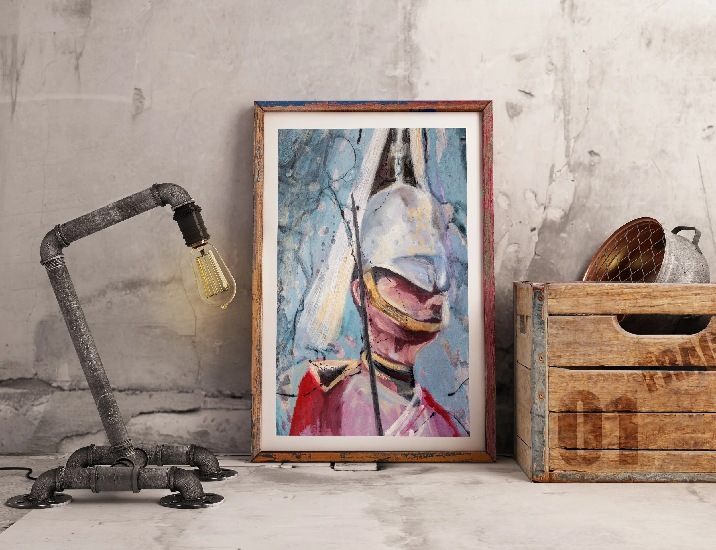 horse guard art print
