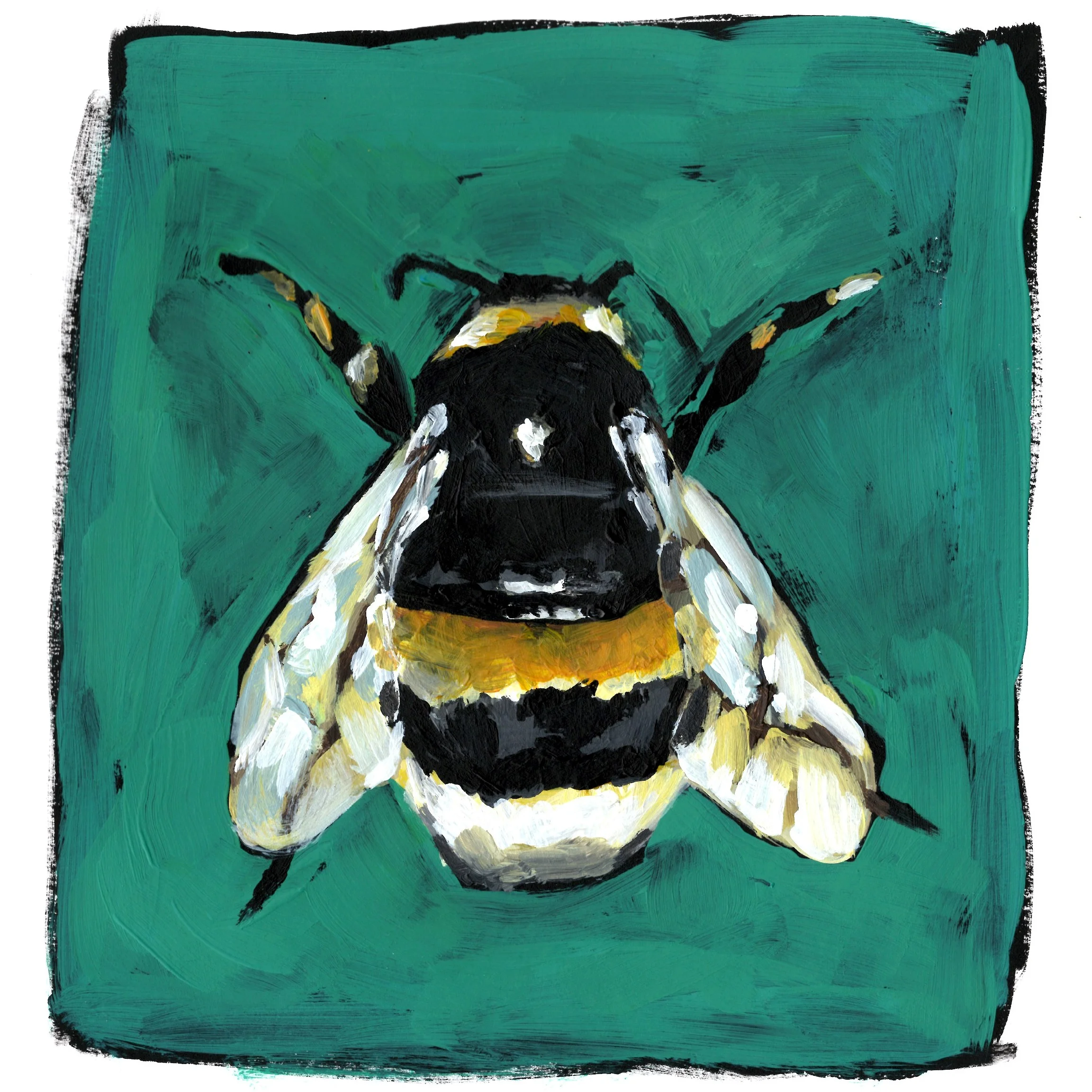 bumble bee painting