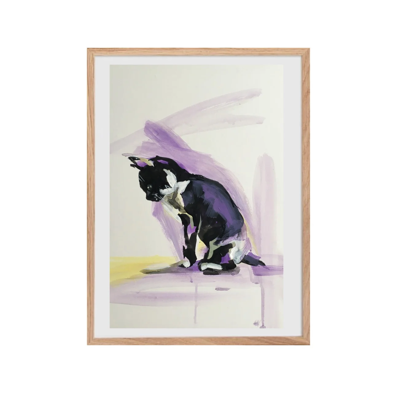 Kitten painting