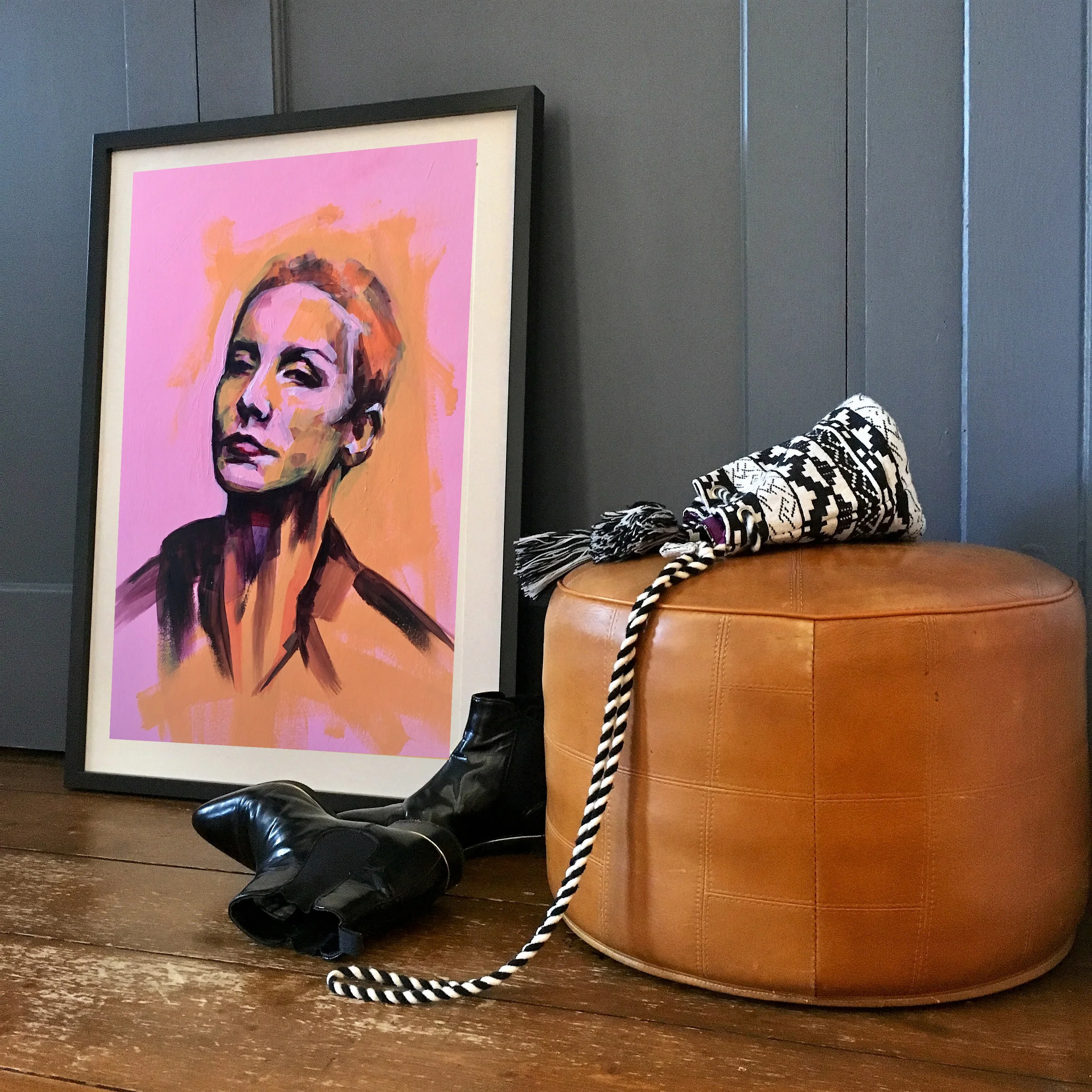 Annie Lennox painting