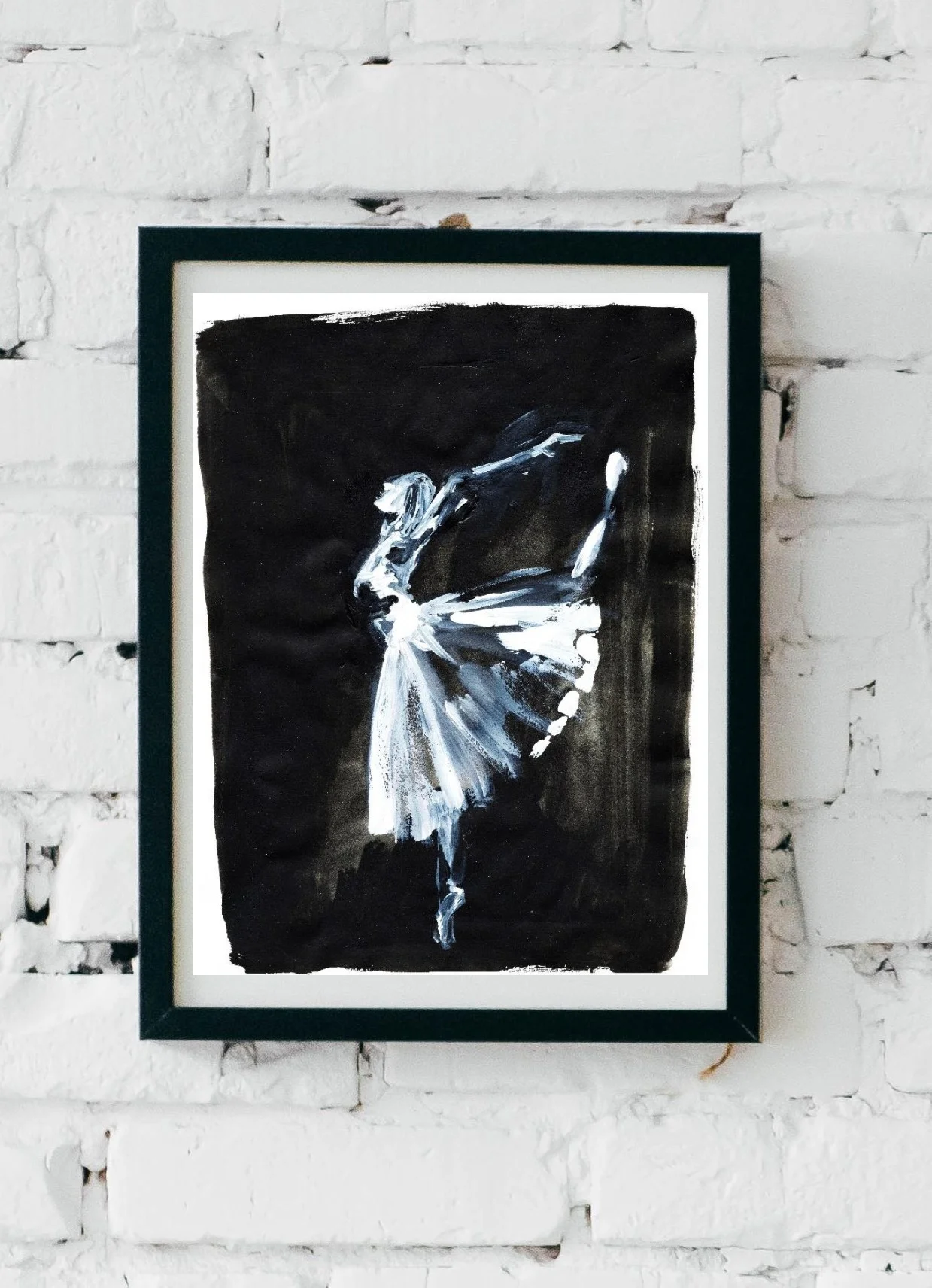 Ballerina art by flo lee