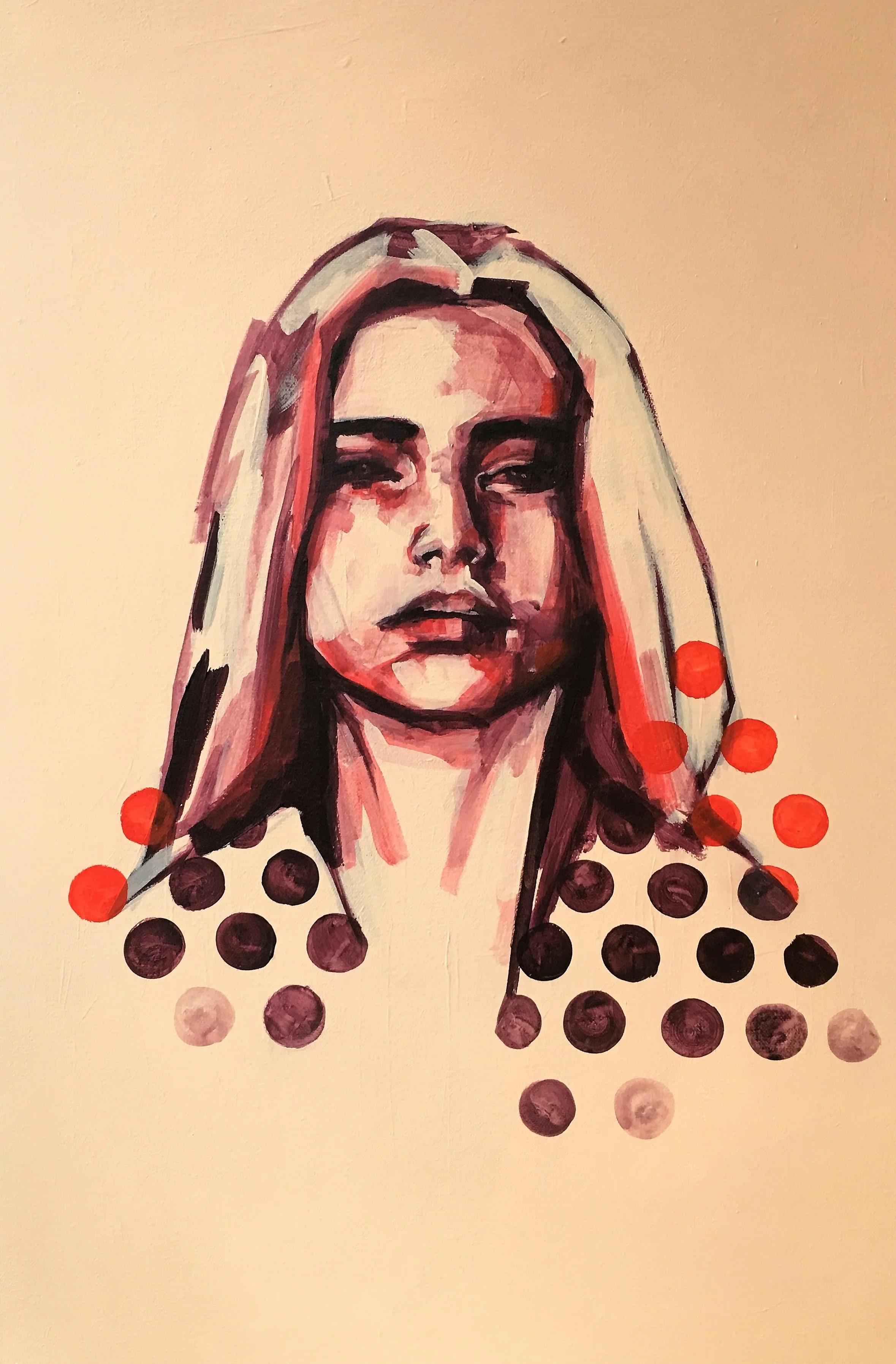contemporary portrait painting flo lee