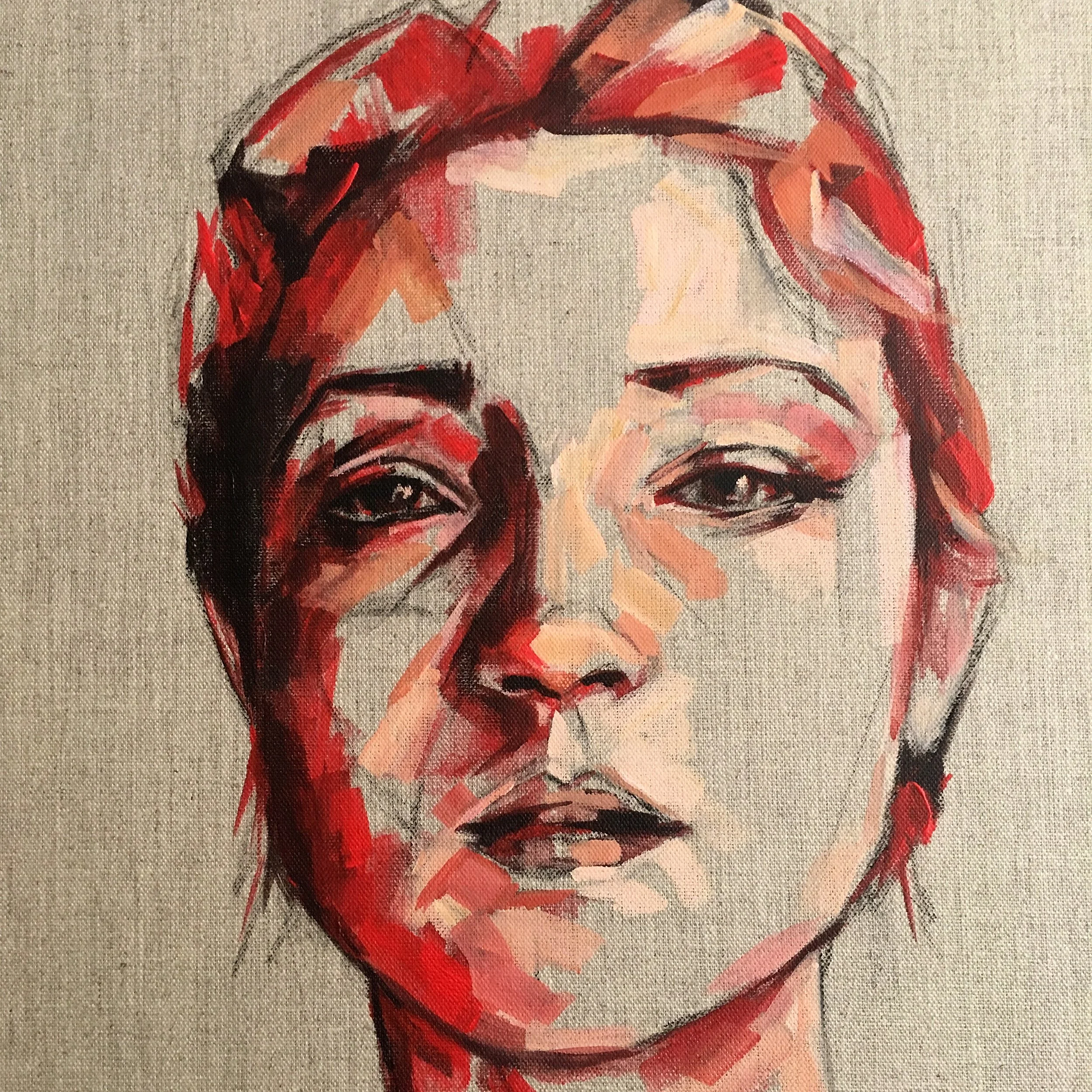 contemporary female portrait flo lee