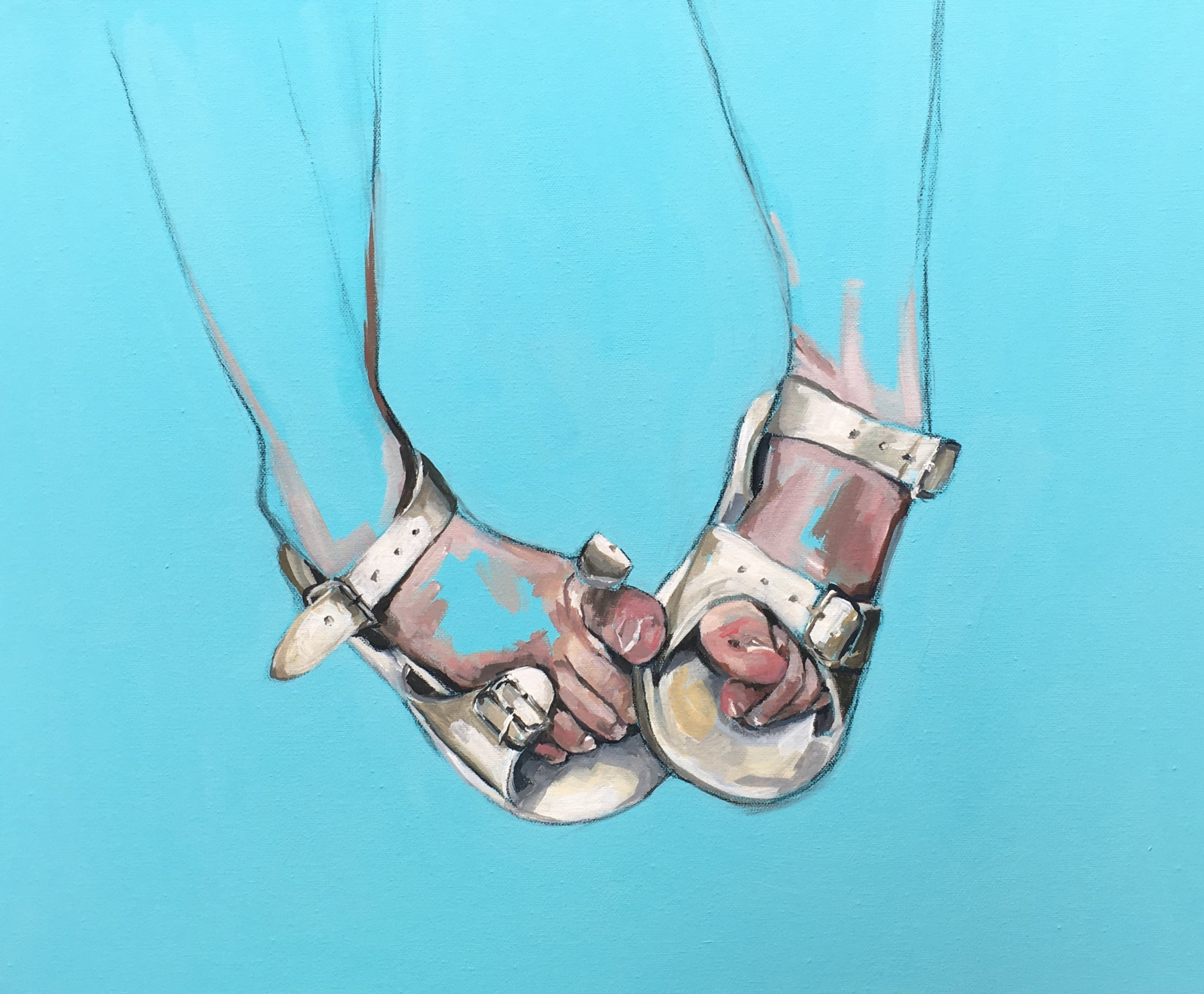 Copy of summer sandals flo lee contemporary painting