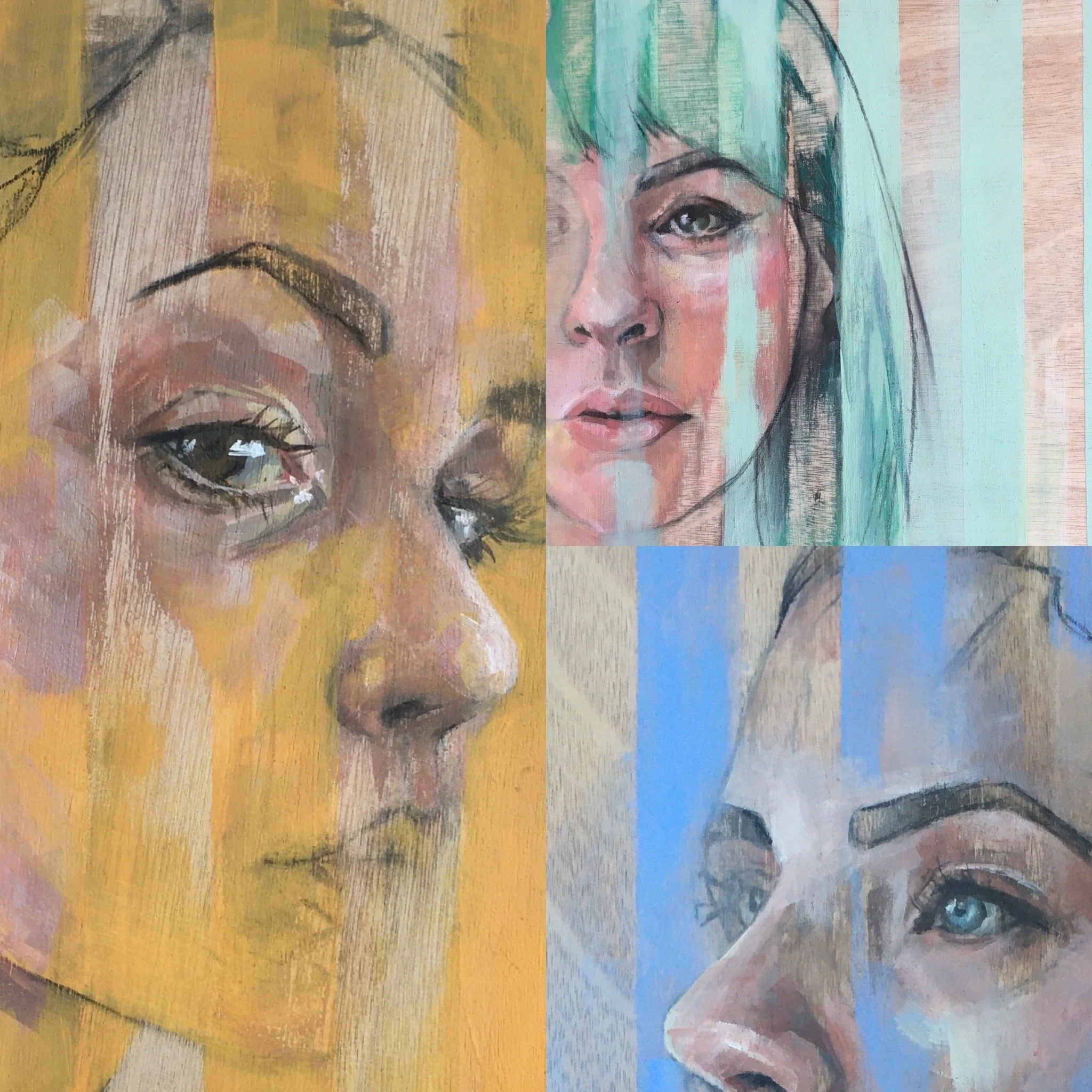 Realising "I'm not a D*ck" .... The early challenges of the 100 heads Portrait painting project