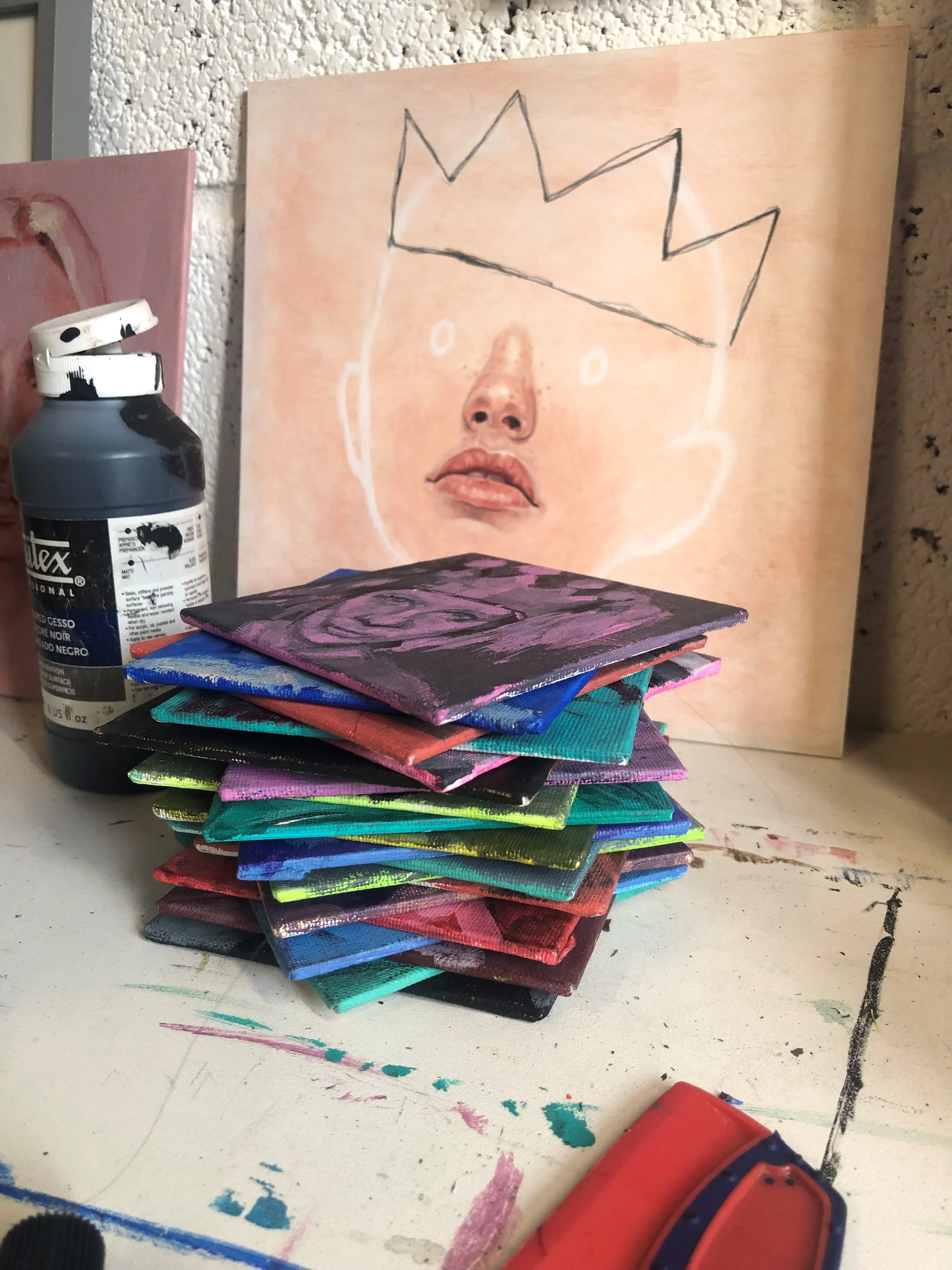 Small Portrait Painting Art