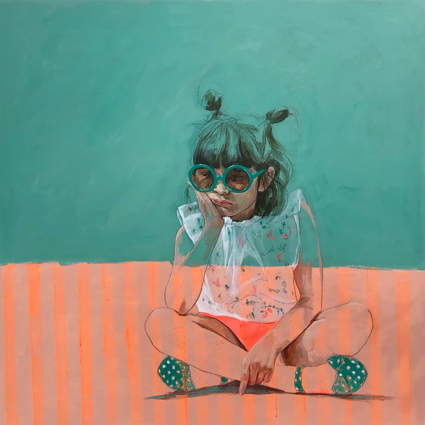 This has undoubtedly been my most popular piece this year - have a look across the pics to see the other pieces that it has inspired - both personal work and commissions - they all have homes apart from the last one (I only finished it last week, so 