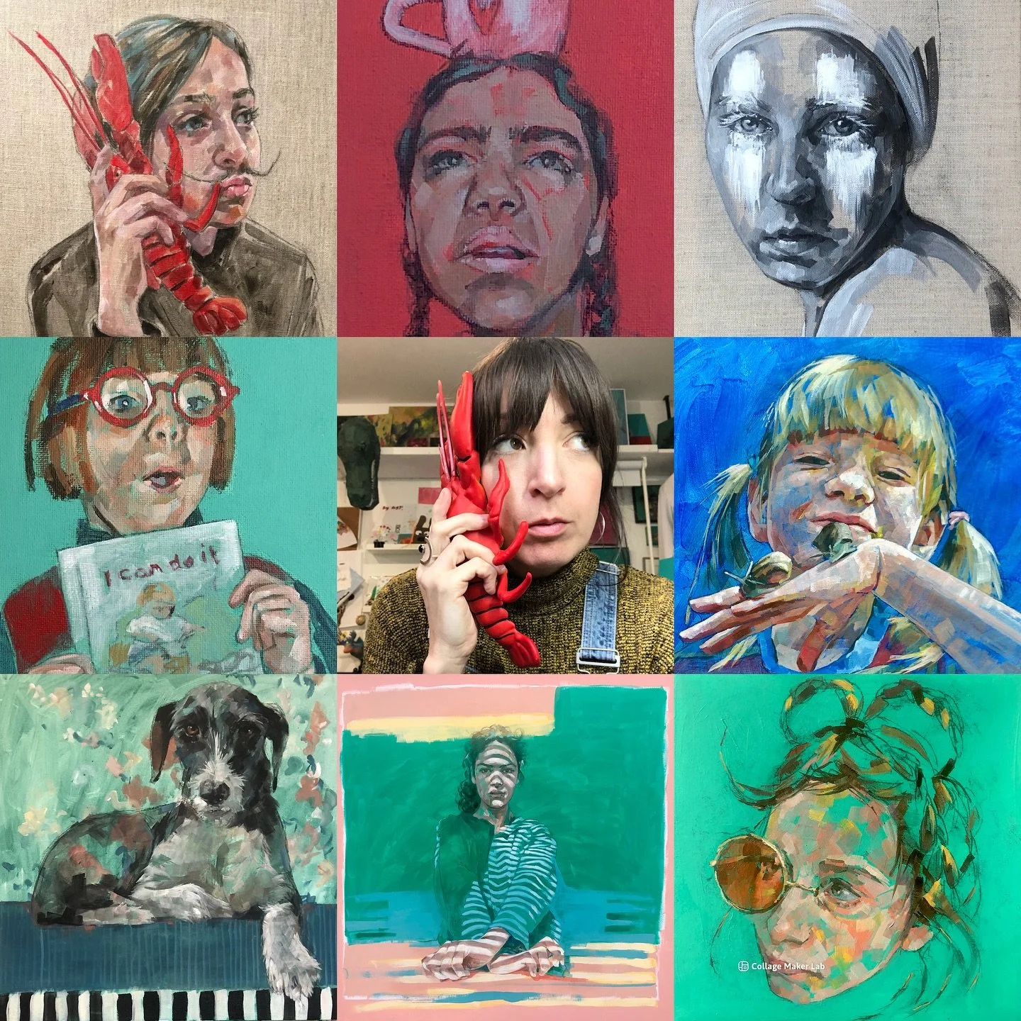 Art vs artist- I always love doing these - so hard to pick favourites and to be objective- so I&rsquo;m not!!! I loved painting each and every one of these - they made me feel that &ldquo;I can do it&rdquo; 

They range from tiny to big, from sold to