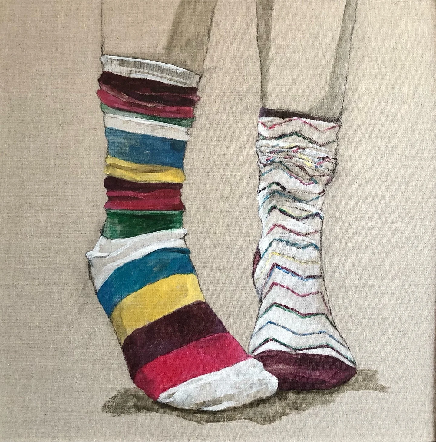 You might know I rarely do process videos, but I do share process photos ❤️

This one is now all ready and framed and is called &ldquo;there&rsquo;s no place like home&rdquo; the painting is named after the line from The Wizard of Oz film but also fe