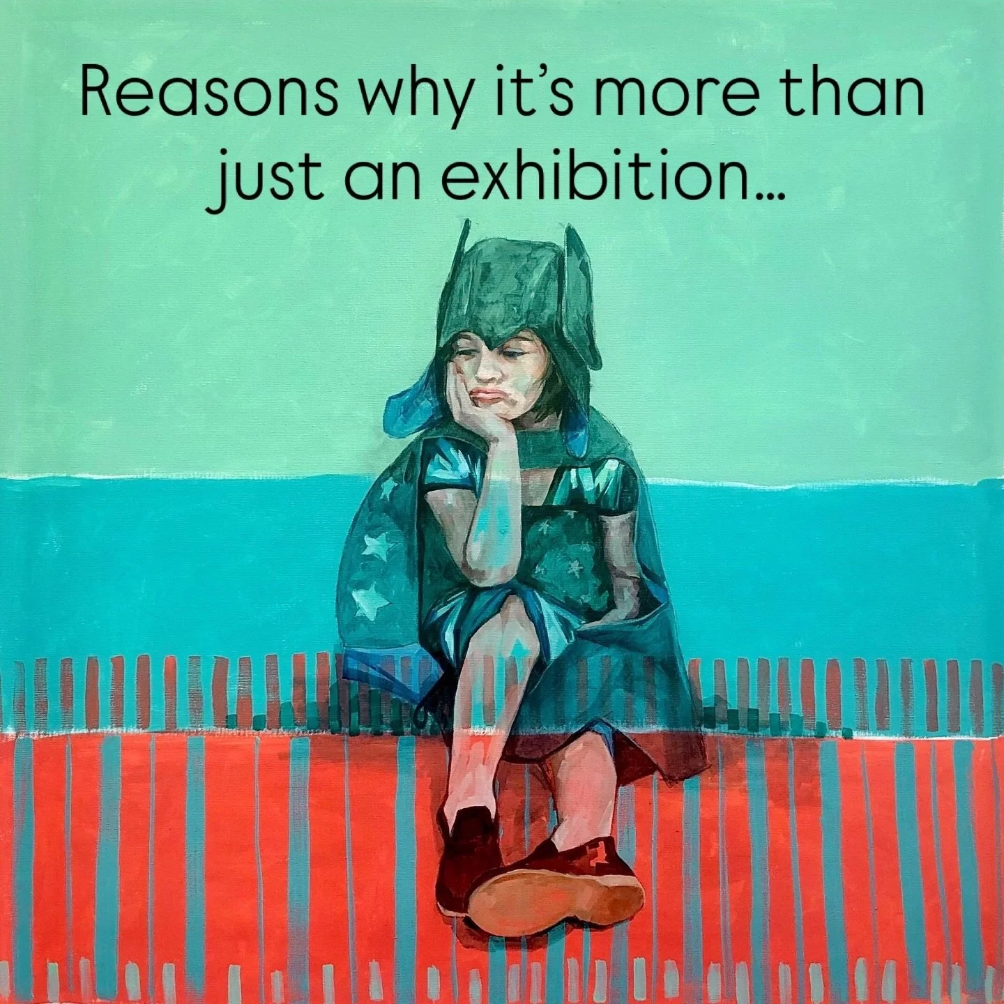 Of course I&rsquo;m excited about the exhibition have you seen the line up!

But for me this is more than just an exhibition. It&rsquo;s a community, a group of artists that have shown up for one another and themselves , a group of artists who have d