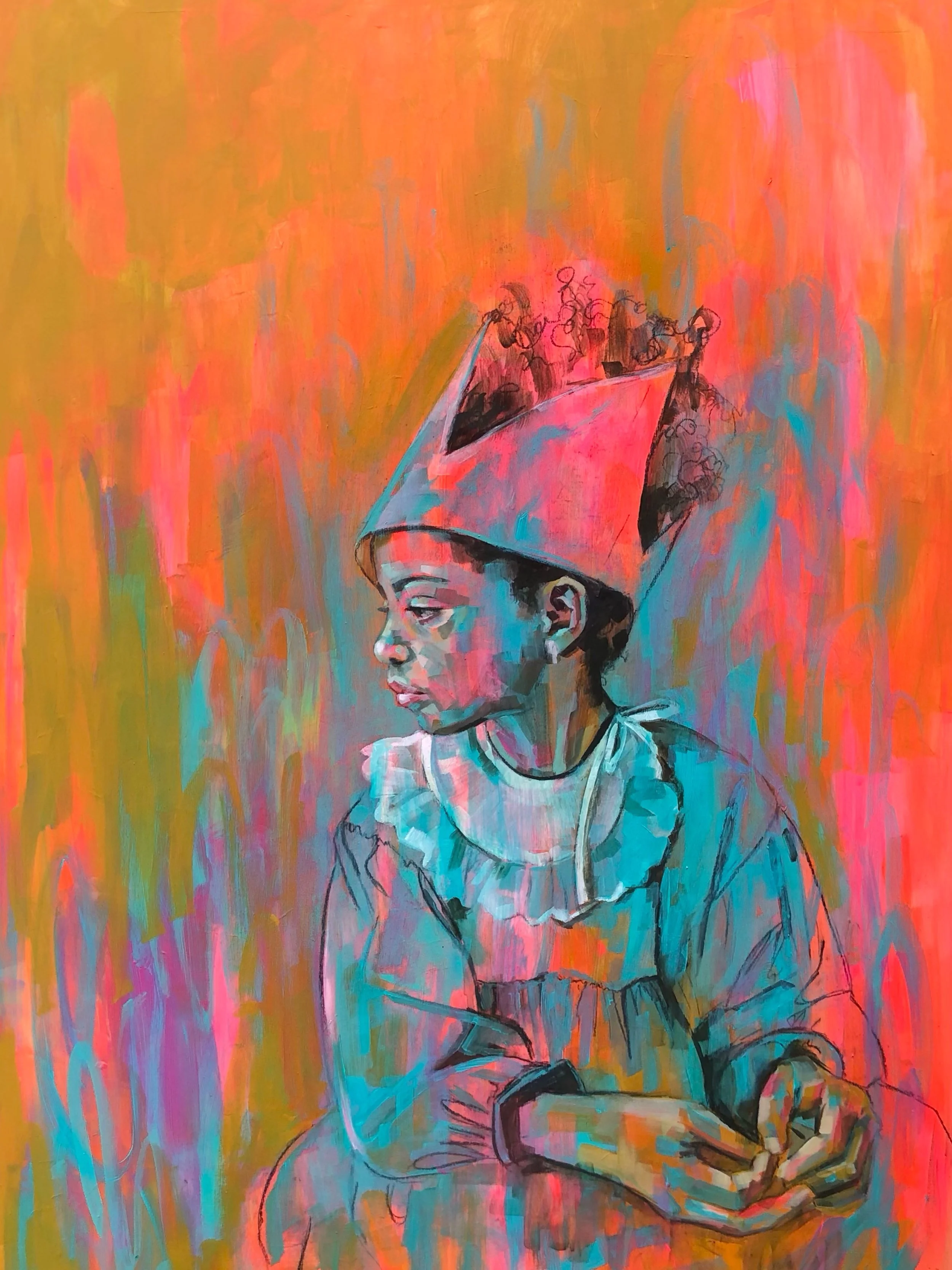 This piece was created for an exhibition with my dear friend and artist Jasmine Rosten Edwards- it was the exhibition that afforded me a trip to Australia to see my family that I hadn&rsquo;t seen for 4 years- so I&rsquo;ll always be extra grateful f
