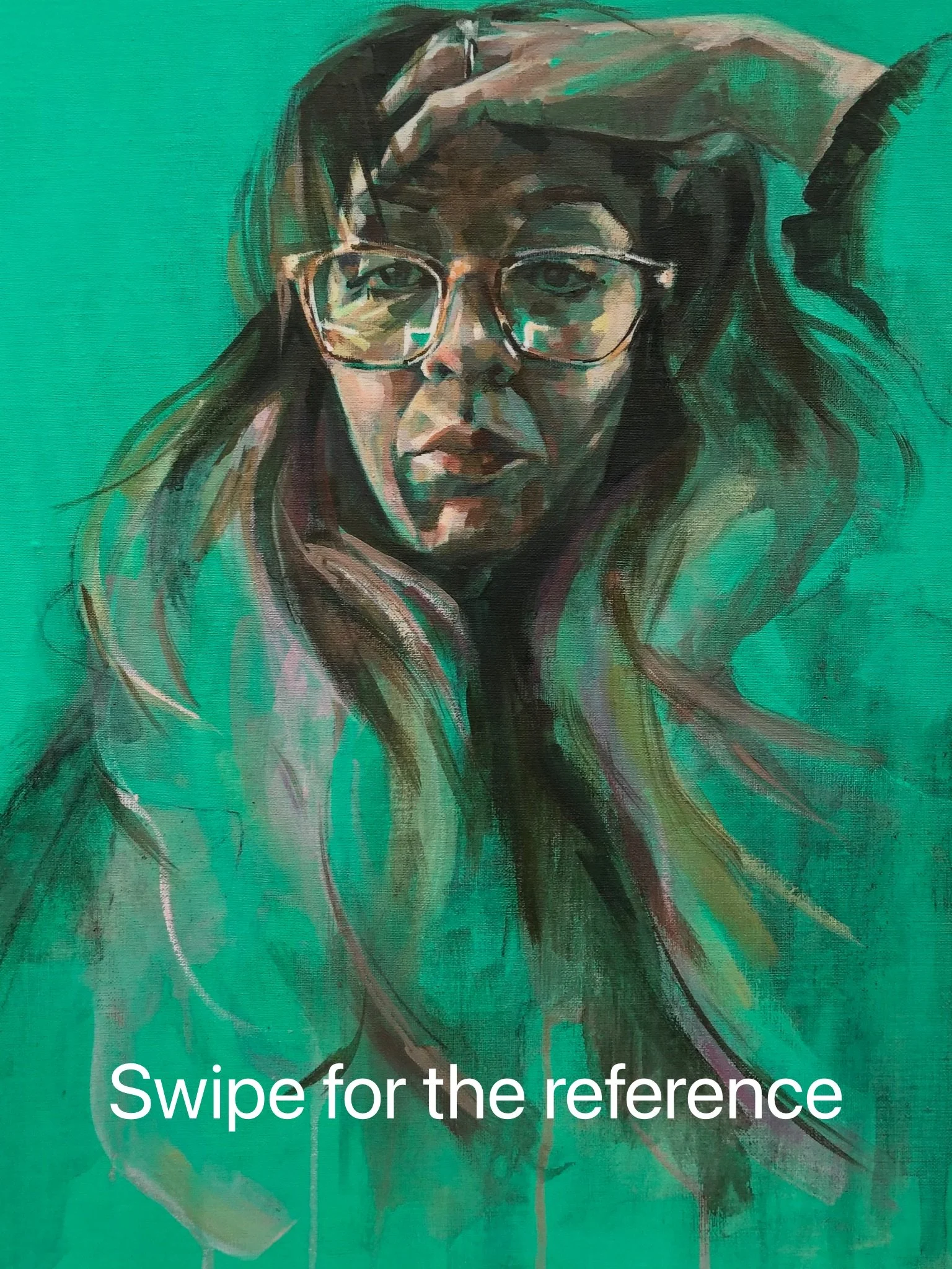 One from 2022 but I thought I&rsquo;d share&hellip;. I use a mixture of references but almost exclusively work from photos - although I fancy a dabble at life drawing again. I can&rsquo;t imagine painting from life 🤷🏻&zwj;♀️ I love the solitude and