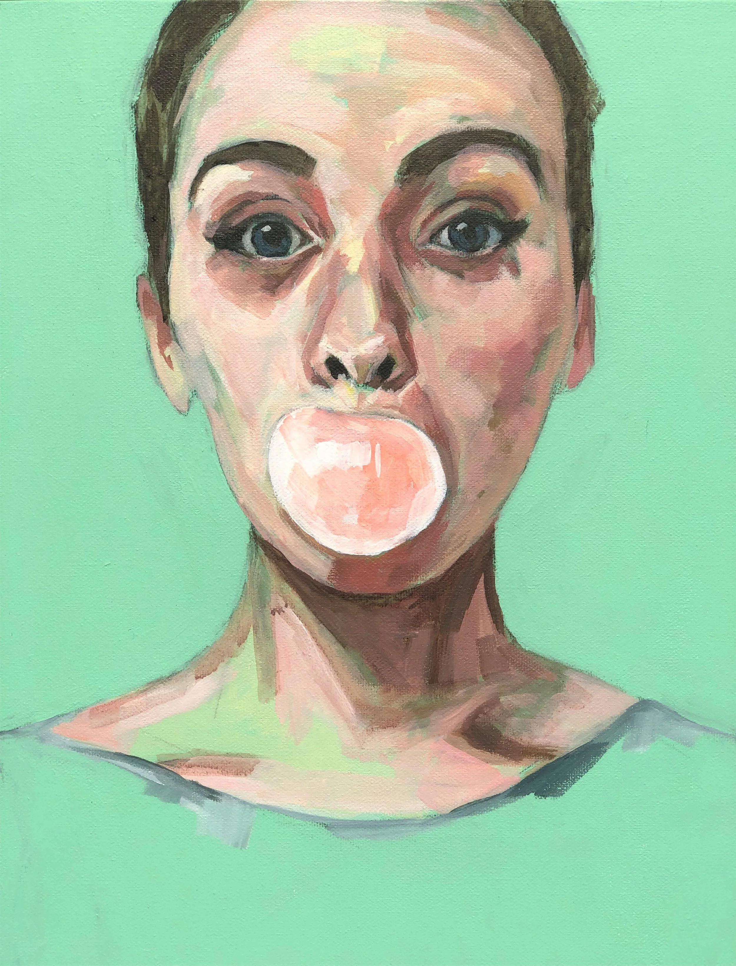 Sometimes paintings are your favourites because of the outcome and some because of how you felt when you painted them.
This one is from quite a few years ago and will never be for sale. I remember painting it whilst I was sat with my mum but also on 