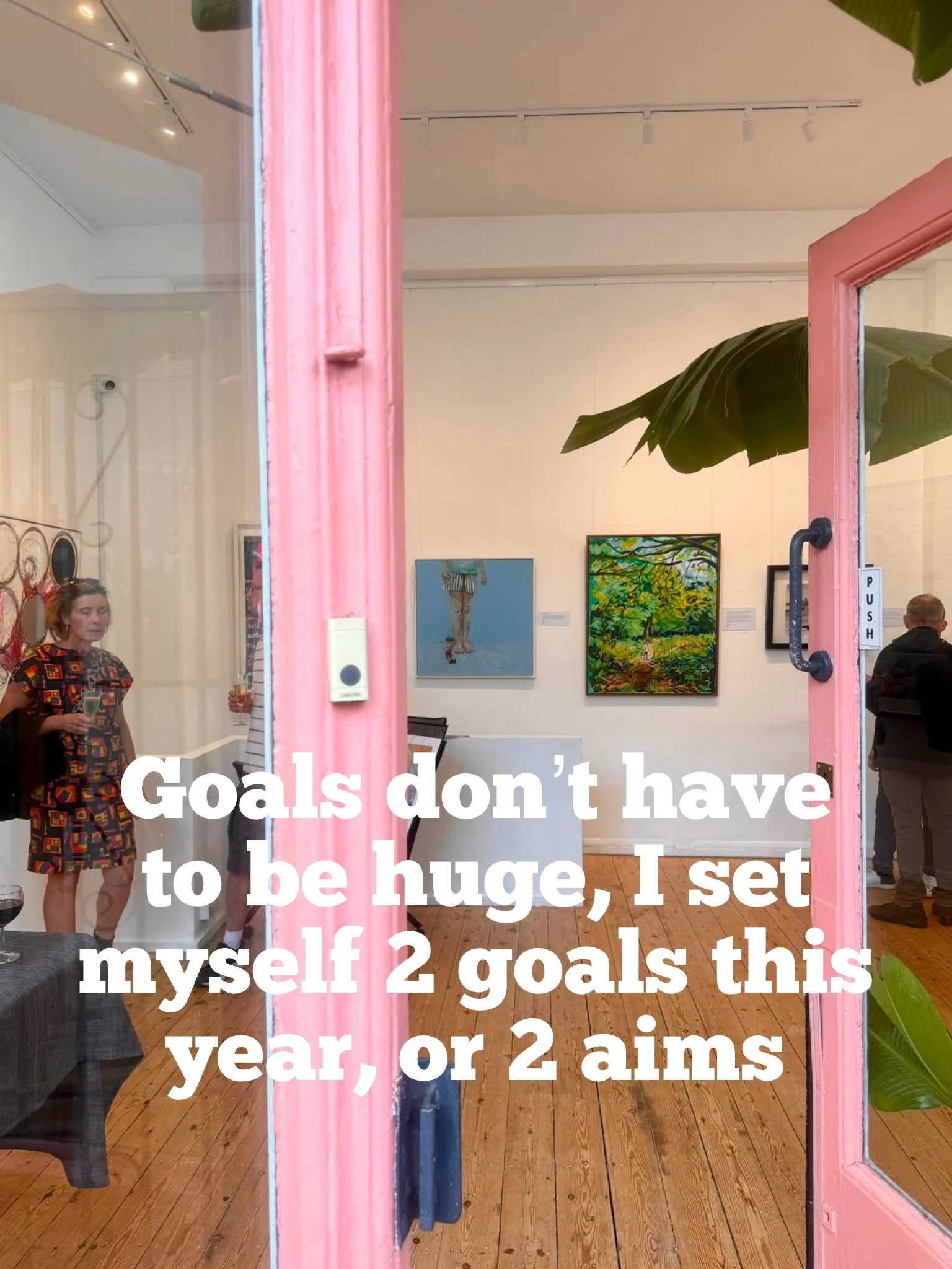 My goals this year weren&rsquo;t huge but they meant something. I don&rsquo;t think goals need to be huge, just a positive change you can take action to achieve that make a difference.

This might only be the second &ldquo;real life&rdquo; thing for 