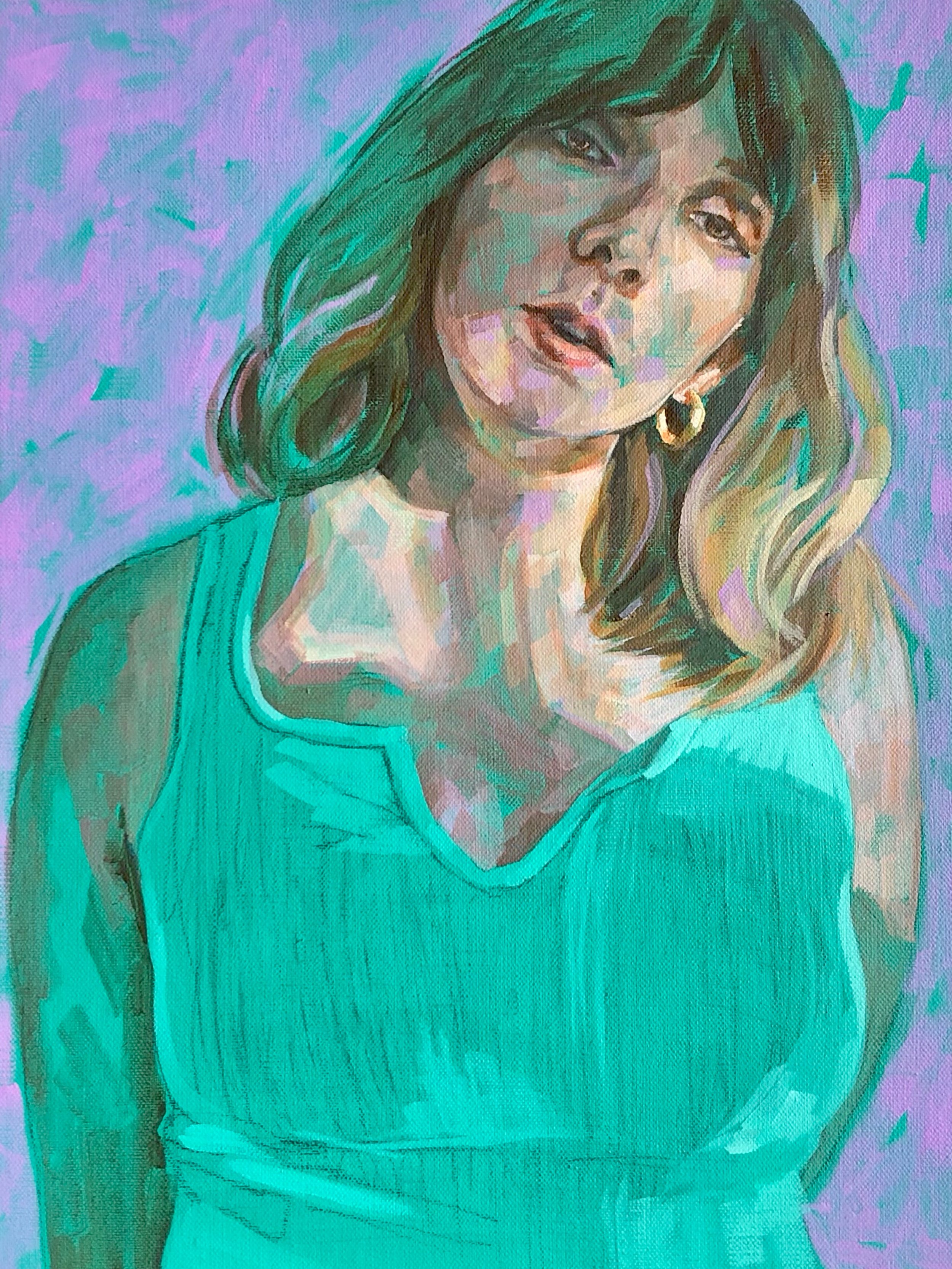 I think it&rsquo;s obvious I love painting children&hellip;. But I love painting grown ups too! Recent commission of the wonderful @djlexxi ❤️❤️❤️

Loved painting the light on this one ❤️